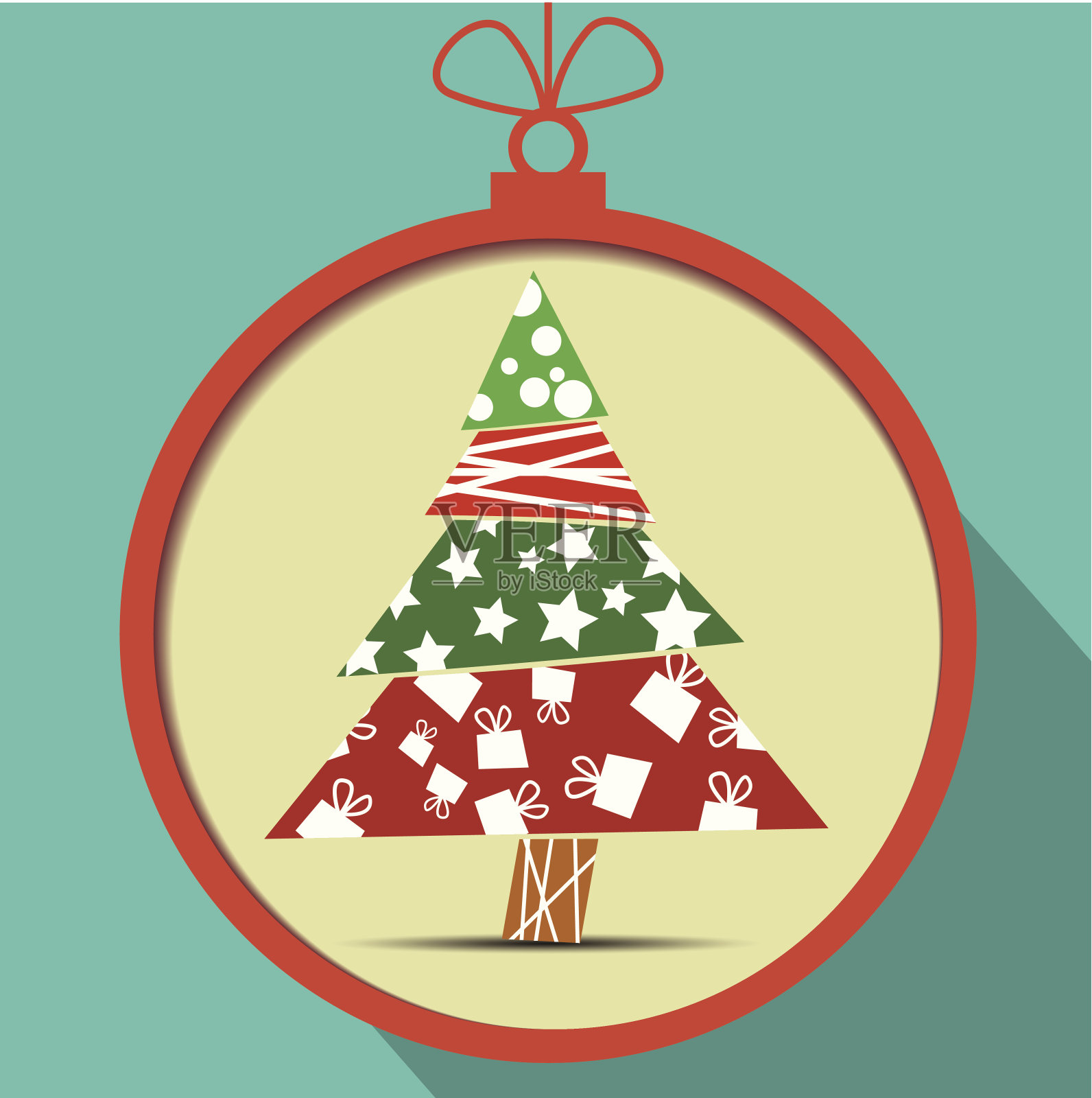 潮人的圣诞节插画图片素材