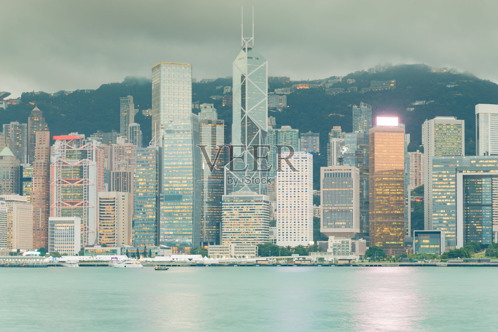 香港市区写字楼中央商务区照片摄影图片