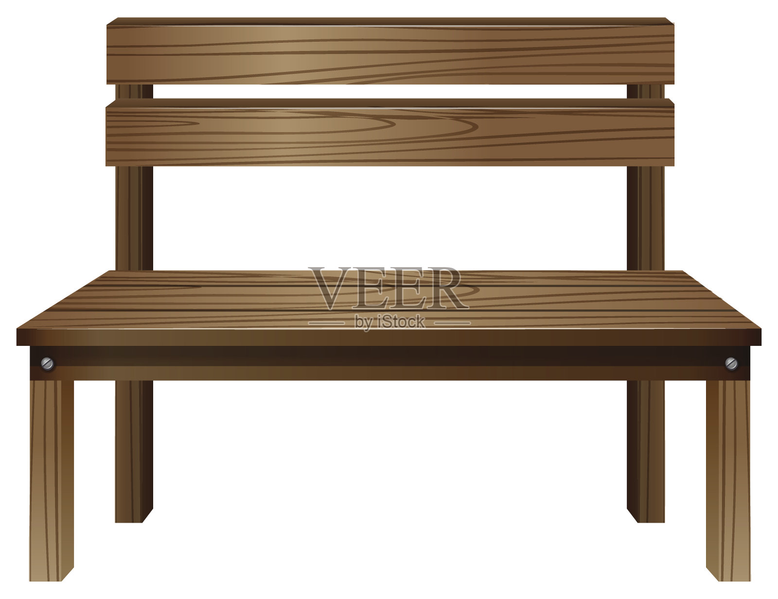 板凳上插画图片素材