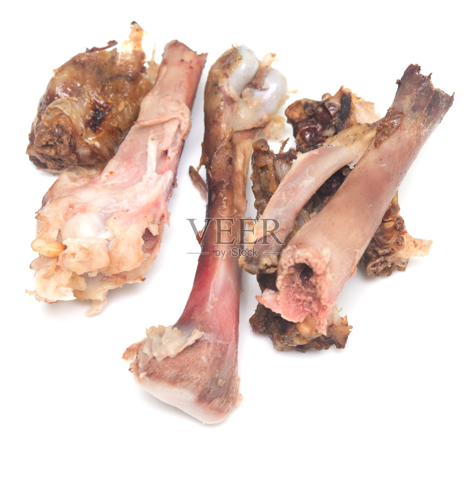 鸡骨头照片摄影图片