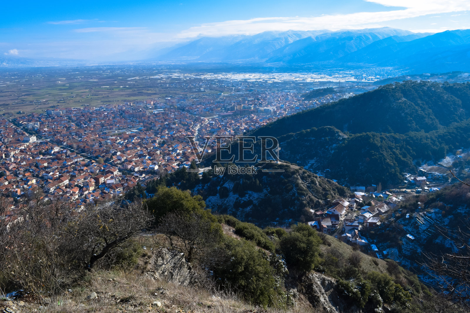 马其顿的Strumica (Strumitsa)镇照片摄影图片