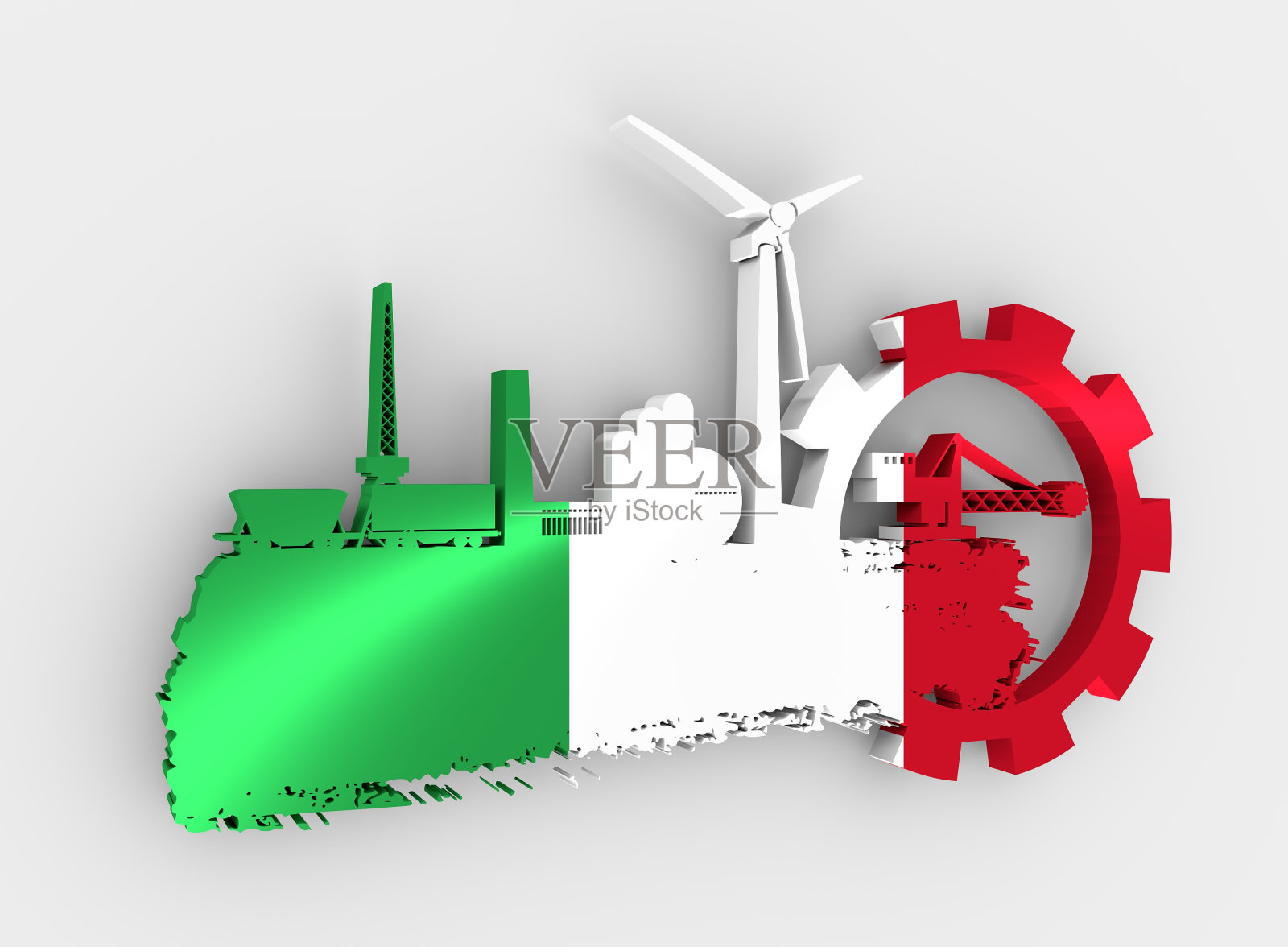 能源和电源图标设置。画笔描边照片摄影图片