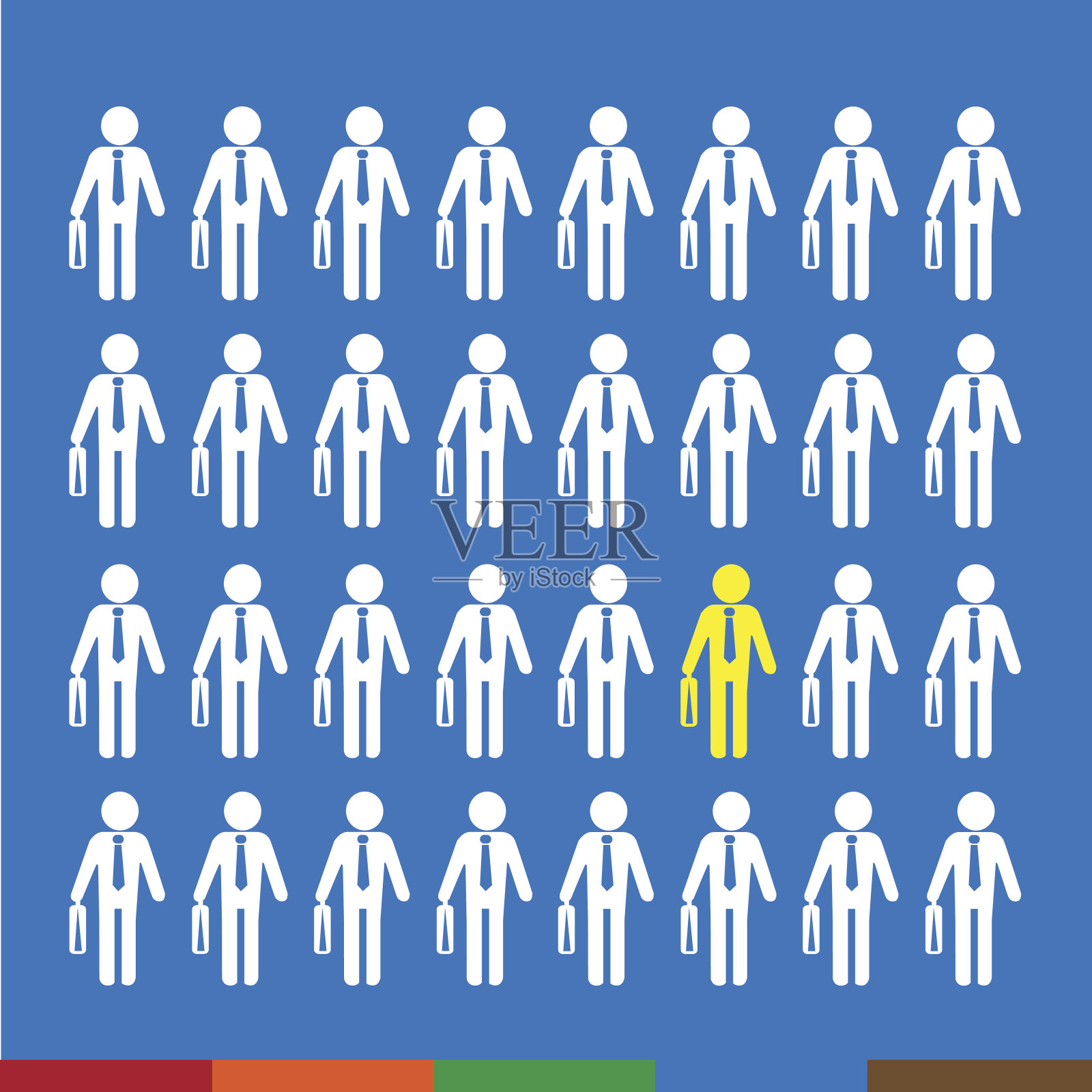 人们图标想不同的插图设计插画图片素材