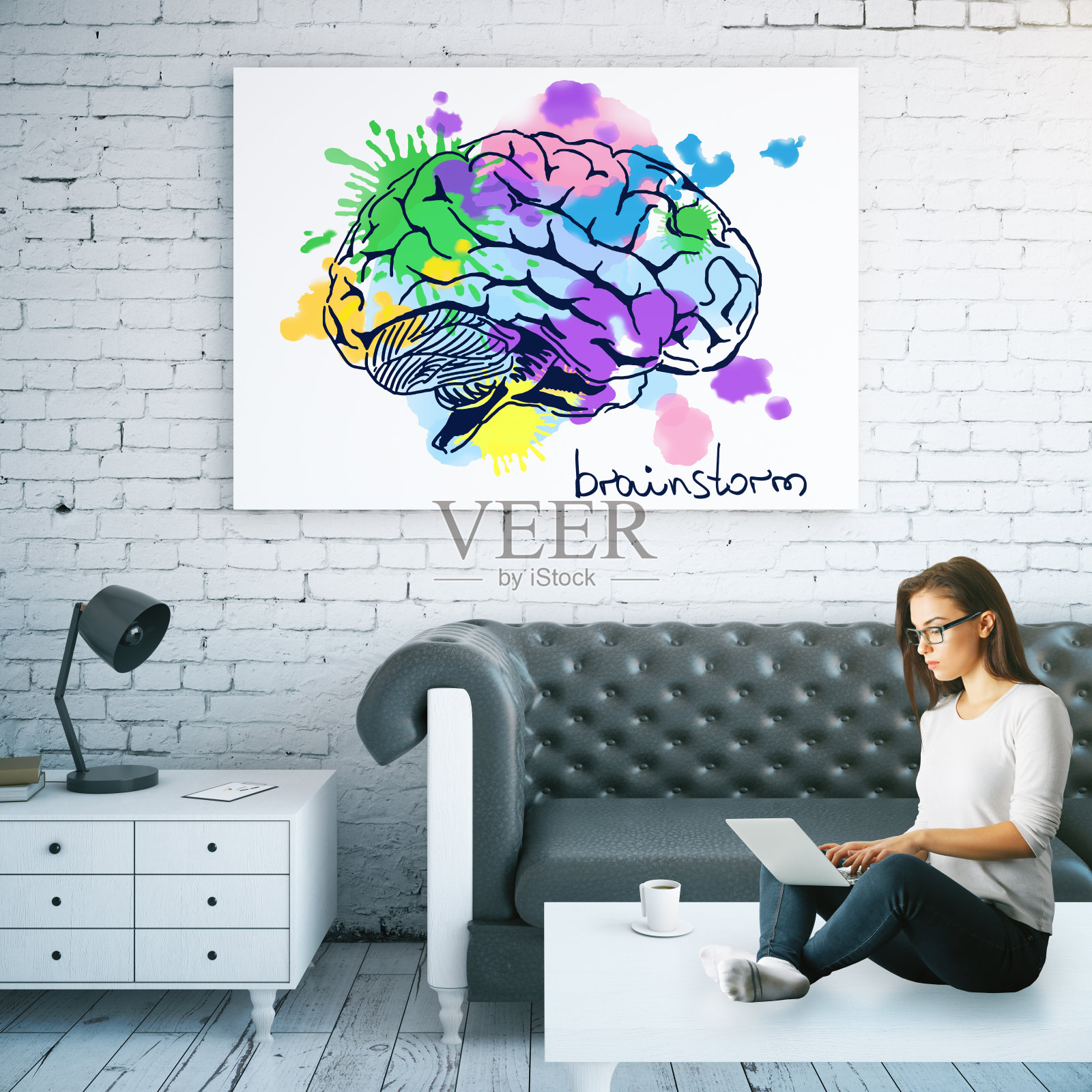 头脑风暴的概念照片摄影图片