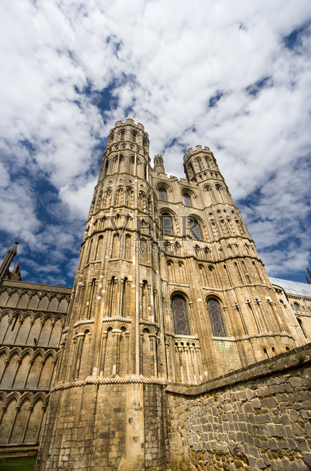 英国剑桥郡的伊利大教堂照片摄影图片