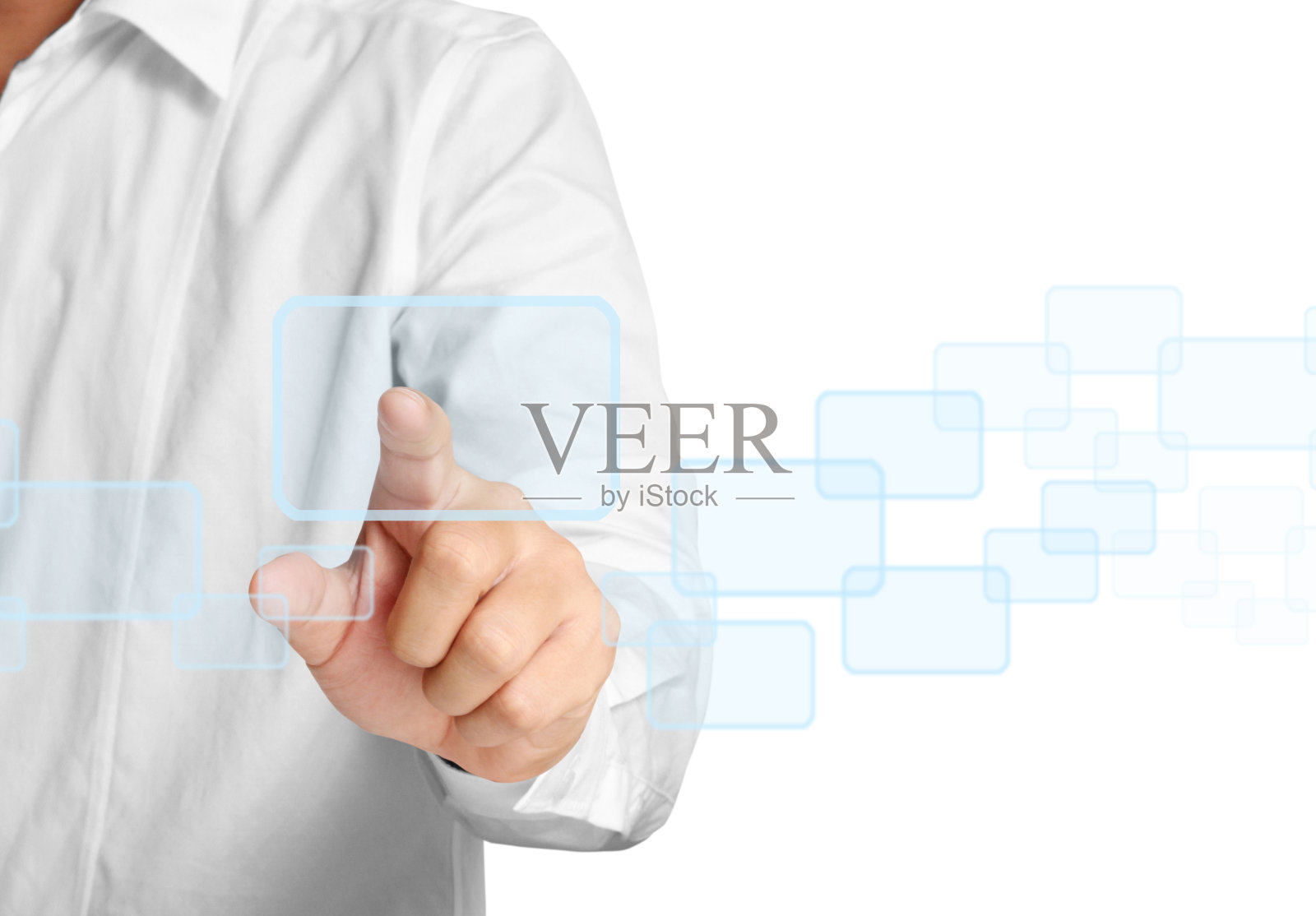 手按触屏按钮照片摄影图片