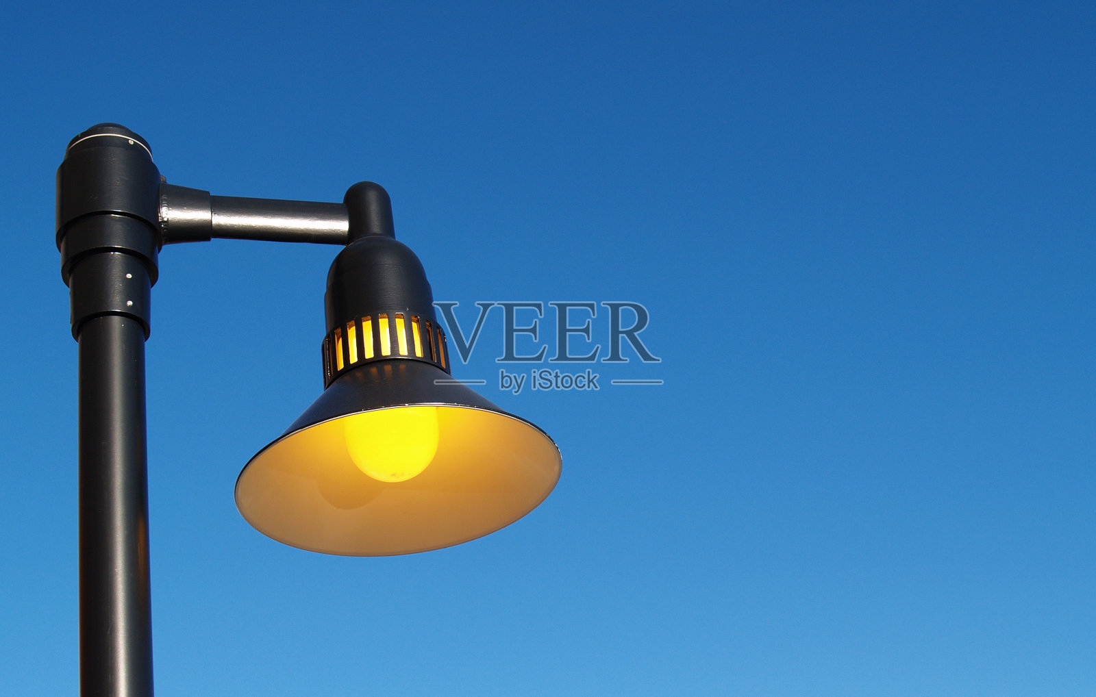 路灯支撑环境全球变暖照片摄影图片