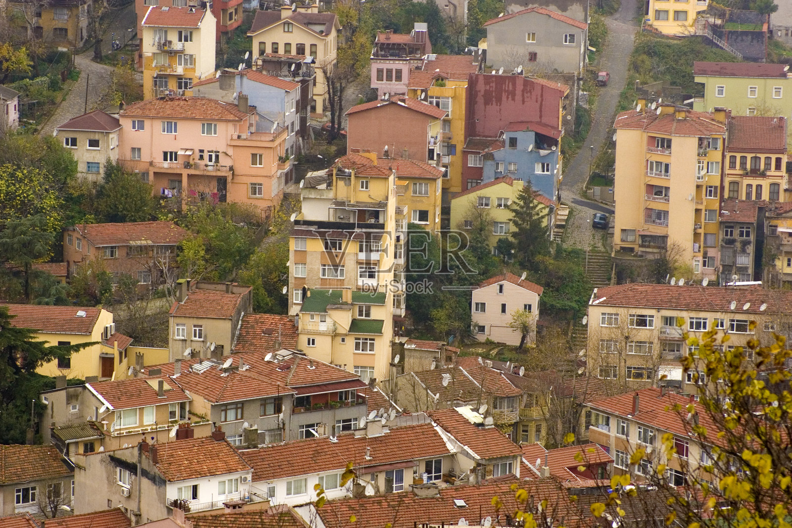 Istambul屋顶照片摄影图片
