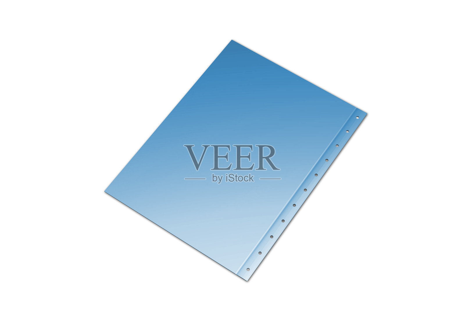 包含文档的蓝色文件夹的插图照片摄影图片