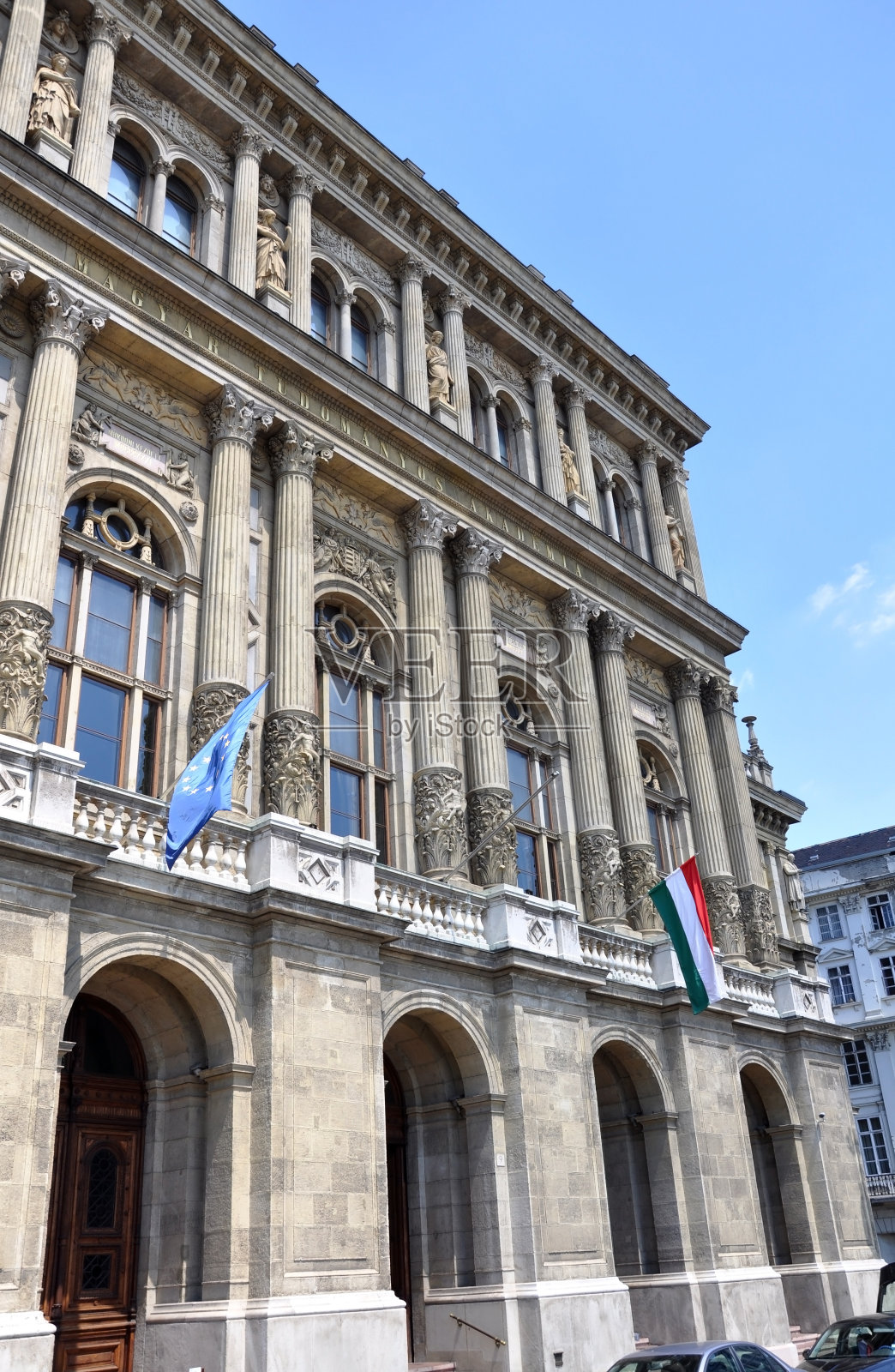 匈牙利布达佩斯的科学院照片摄影图片