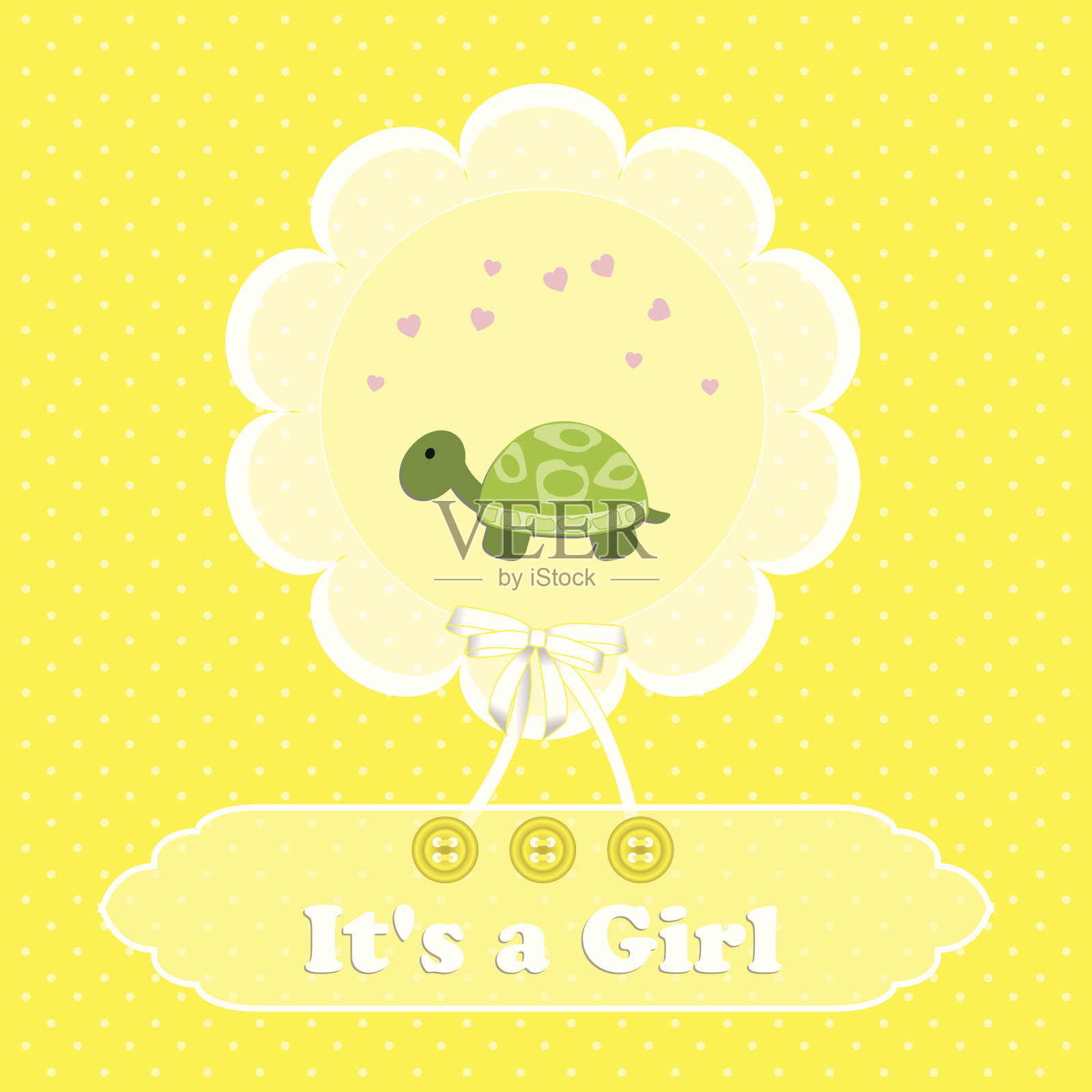 婴儿洗澡卡插画图片素材