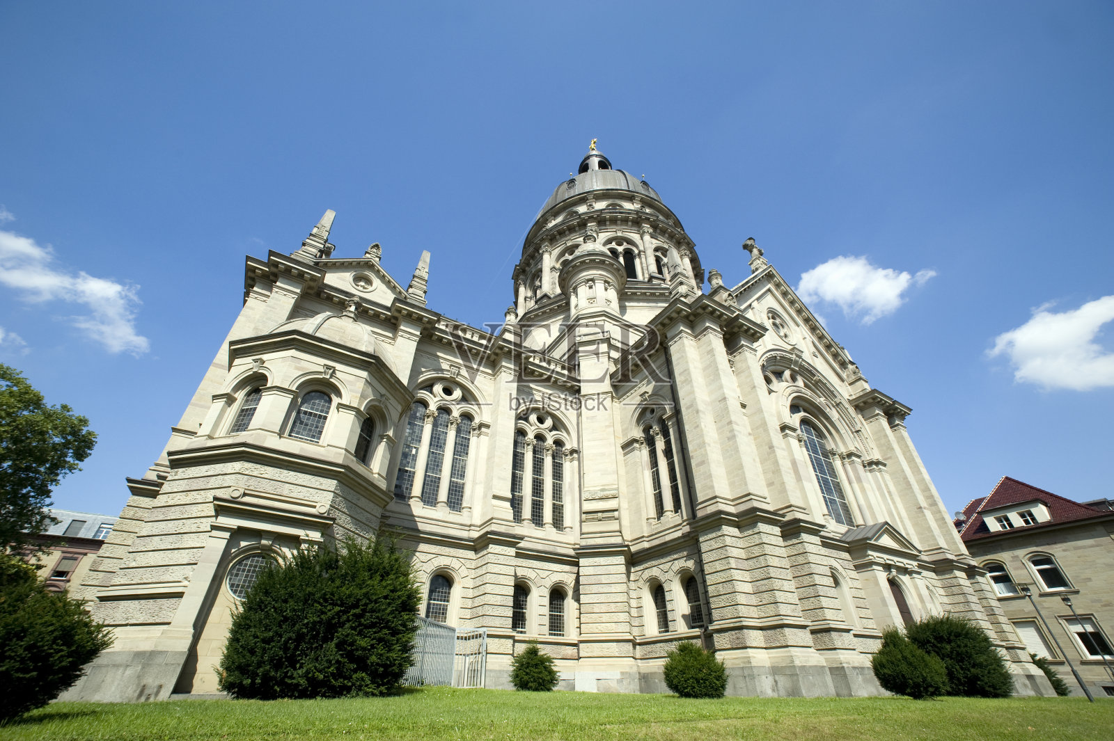 德国美因茨的Christuskirche照片摄影图片