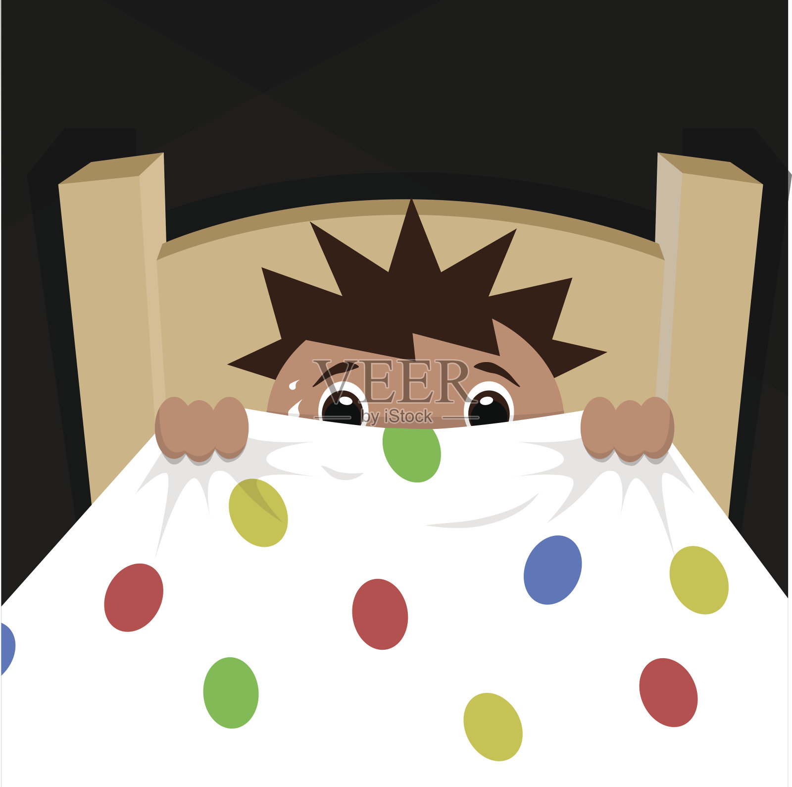 男孩和恶魔设计元素图片