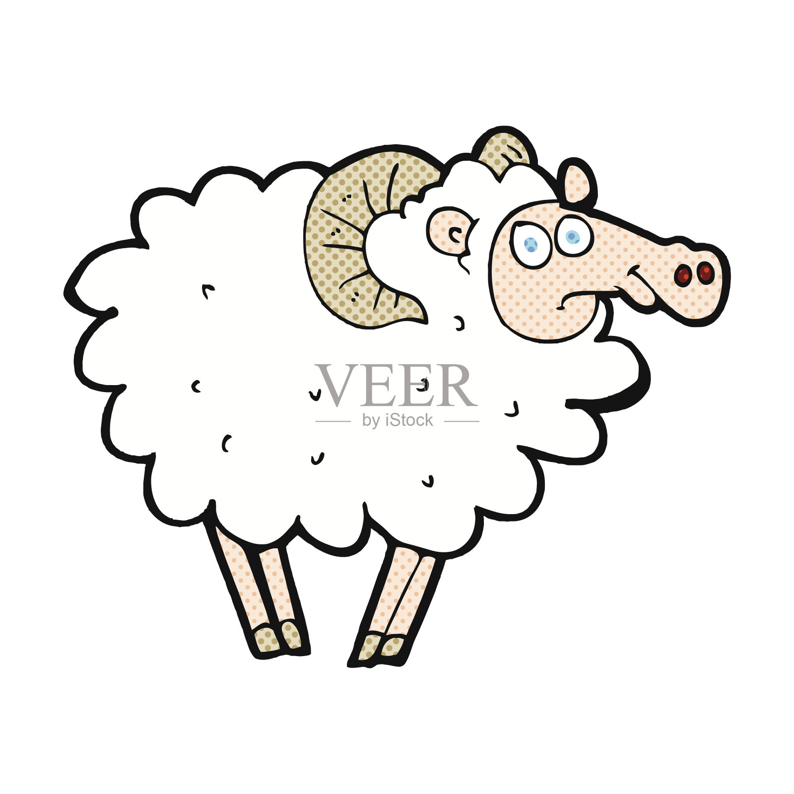 漫画卡通ram设计元素图片