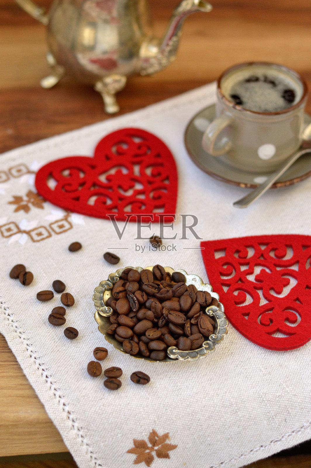 一杯咖啡。照片摄影图片