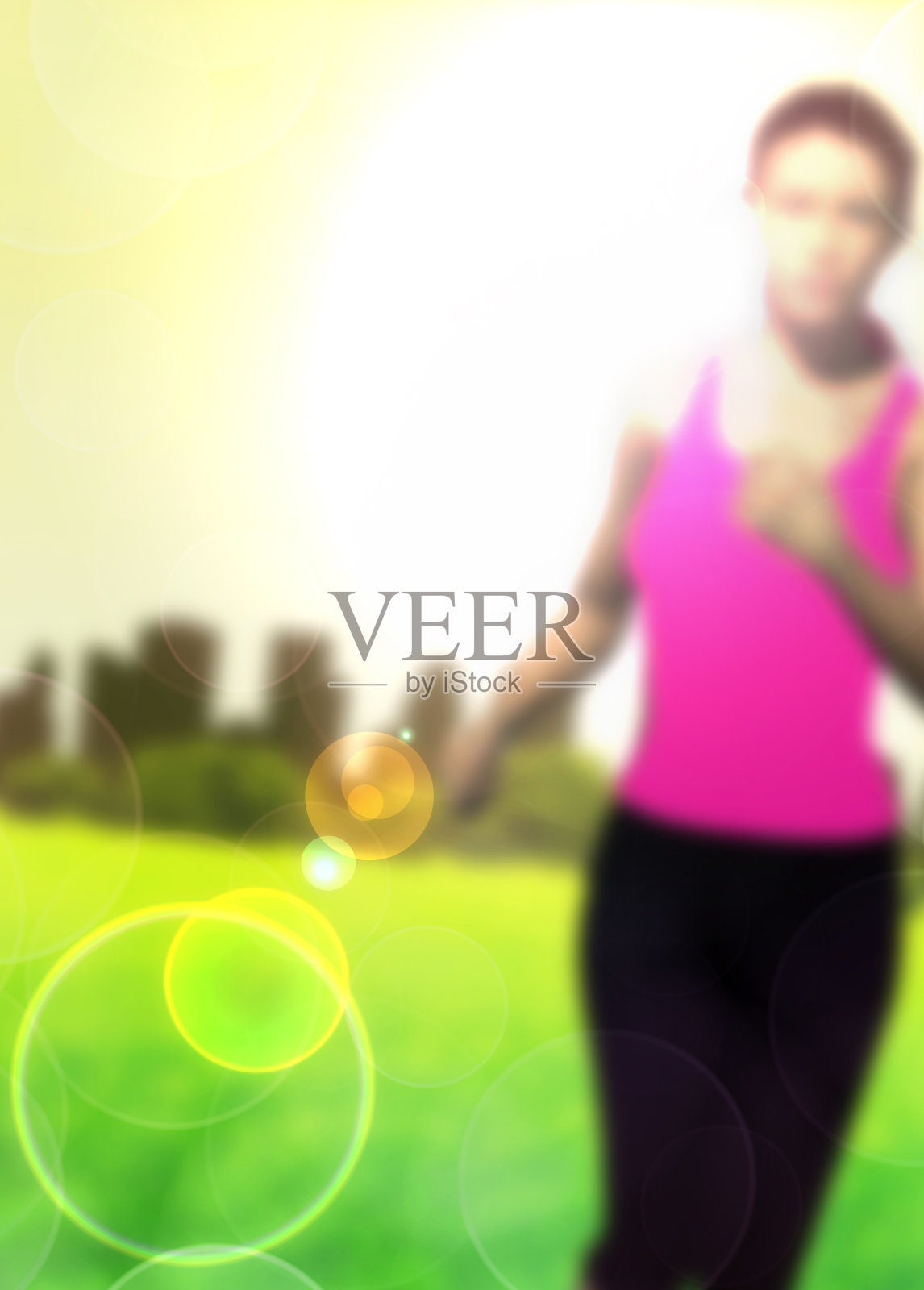 运行女孩背景照片摄影图片