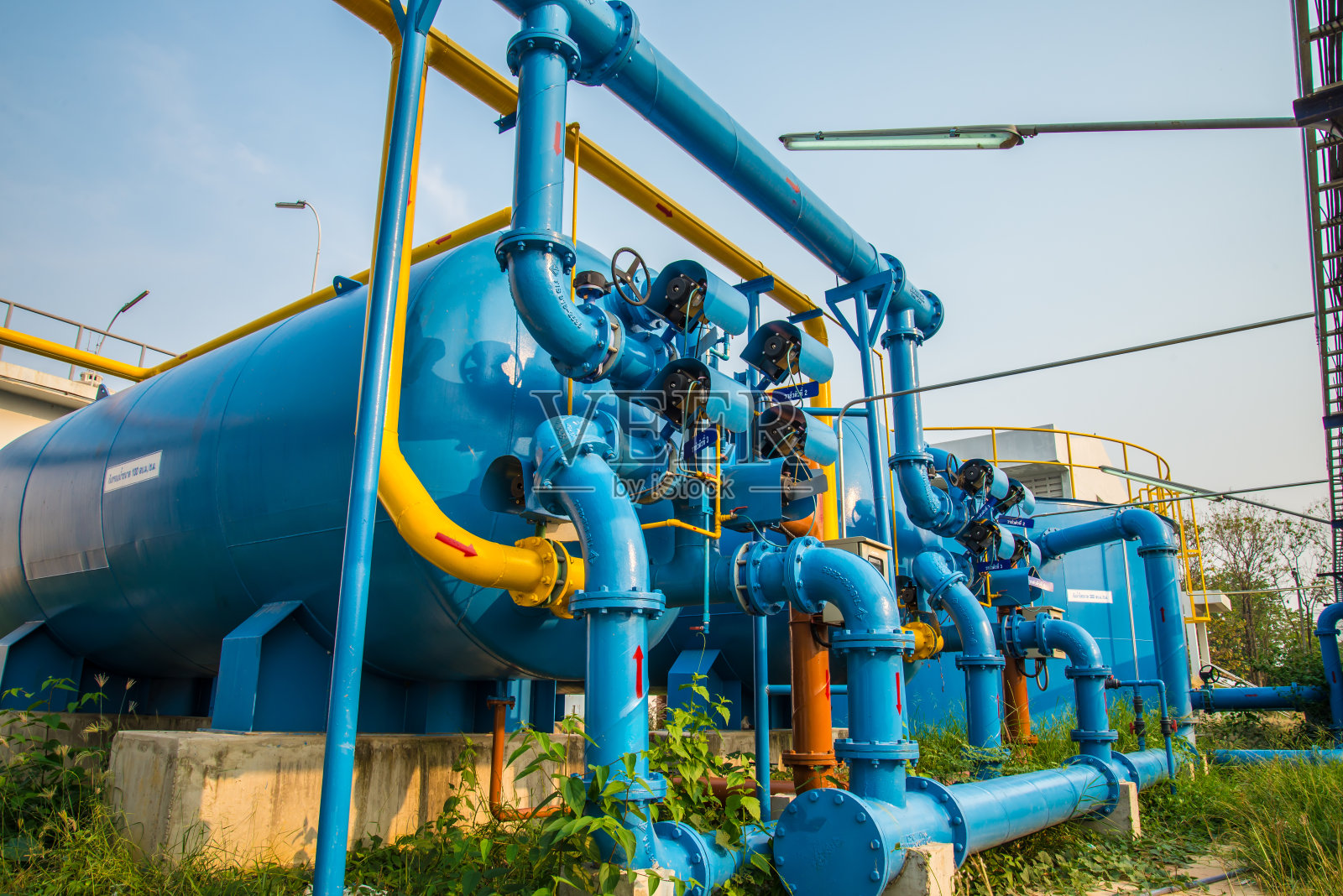 水处理厂照片摄影图片