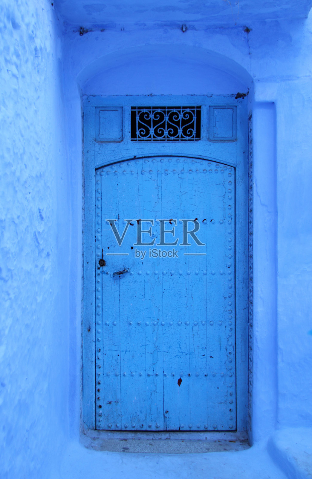 摩洛哥谢夫沙万的麦地那。照片摄影图片