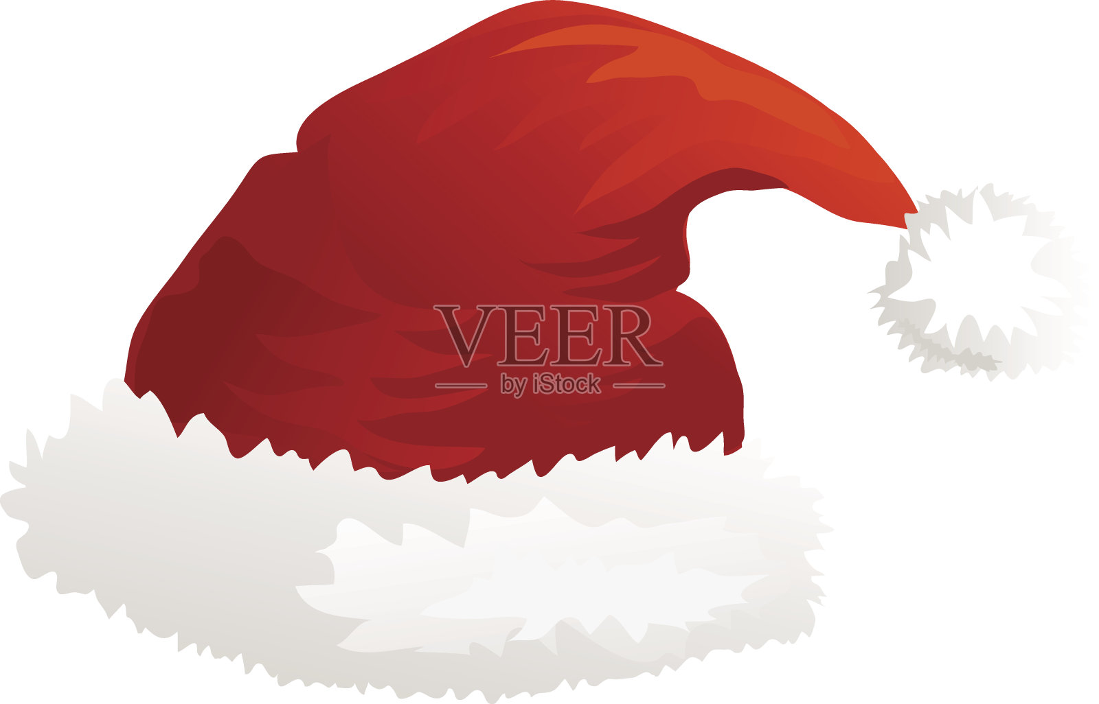 圣诞老人帽插画图片素材