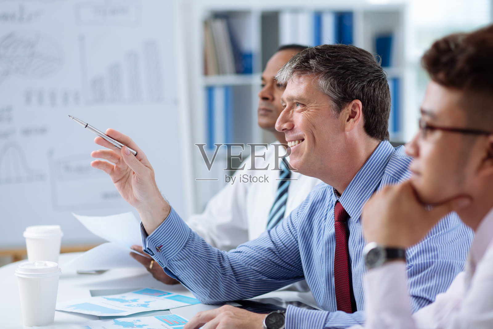 出席研讨会的商人照片摄影图片