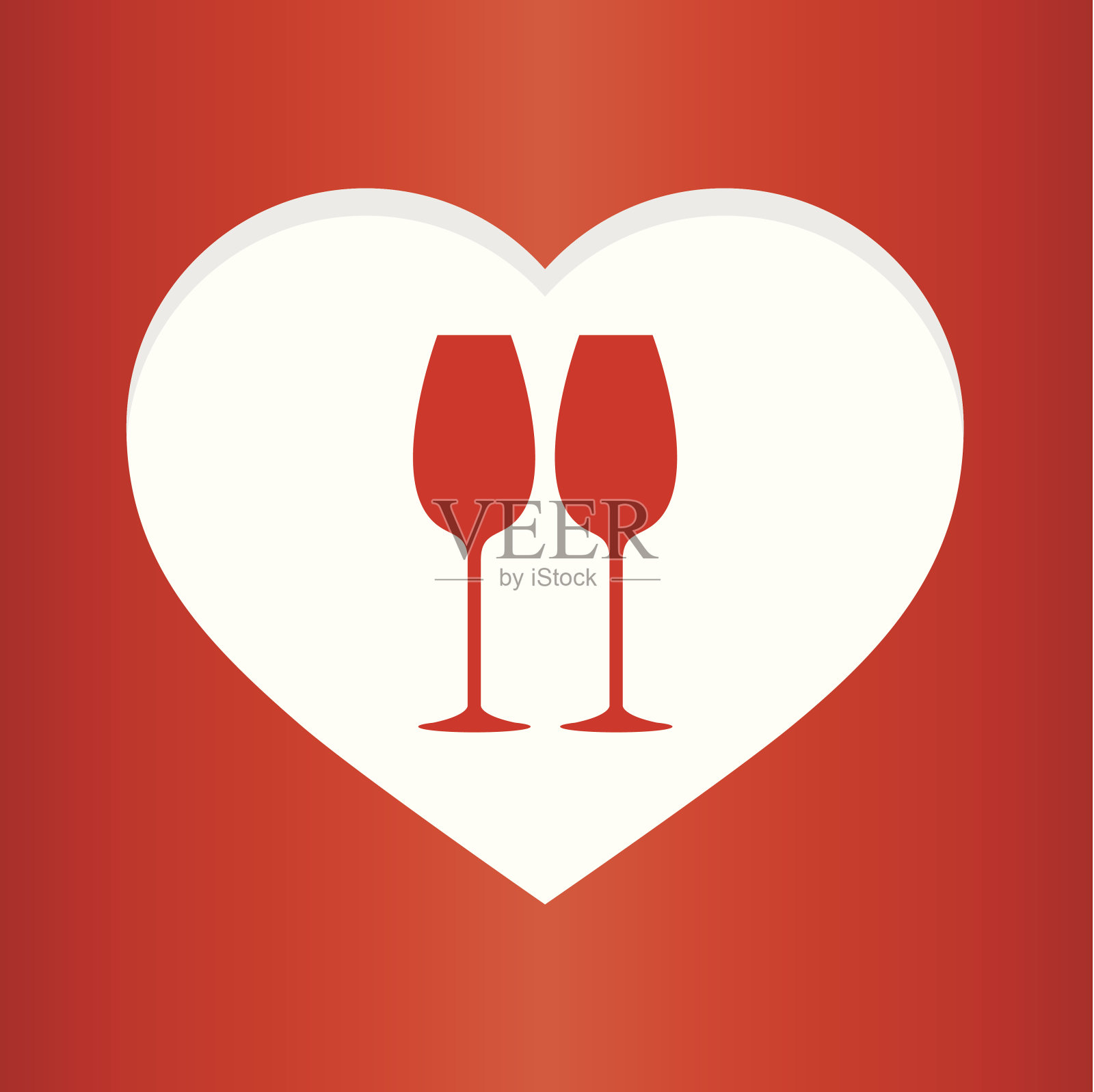 情侣约会矢量概念剪纸风格插画图片素材