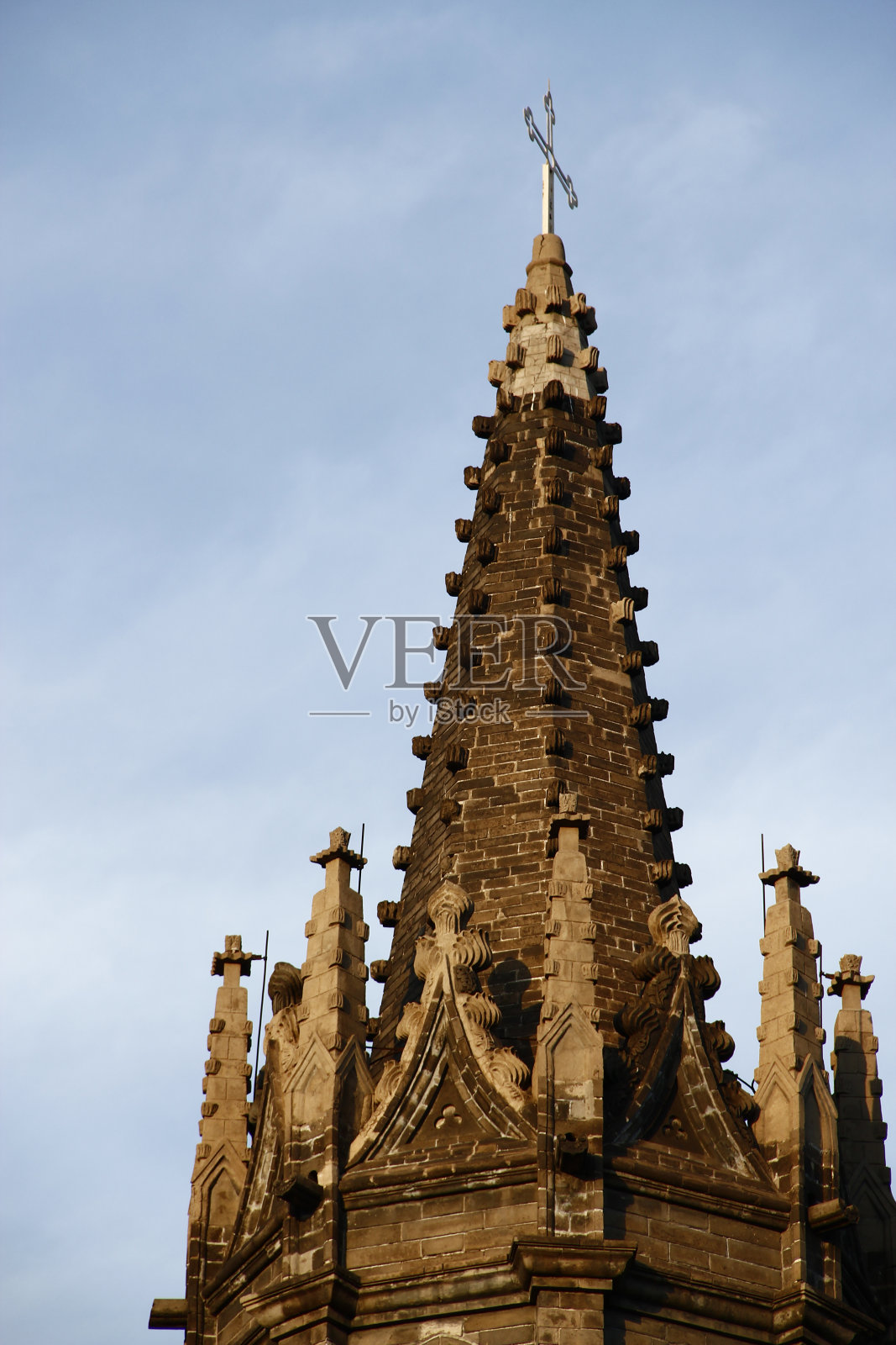 教堂的塔照片摄影图片