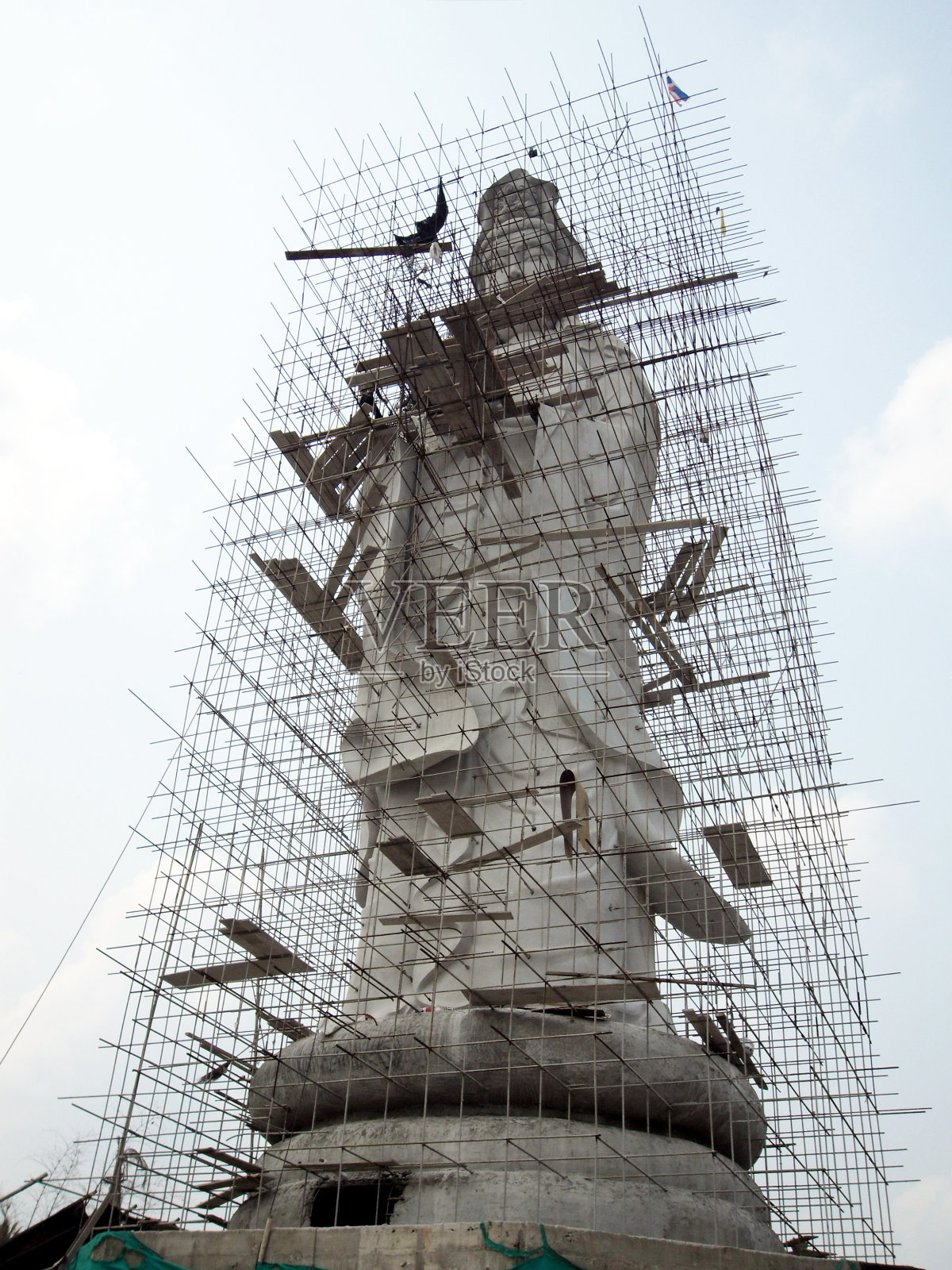 观音建设中照片摄影图片