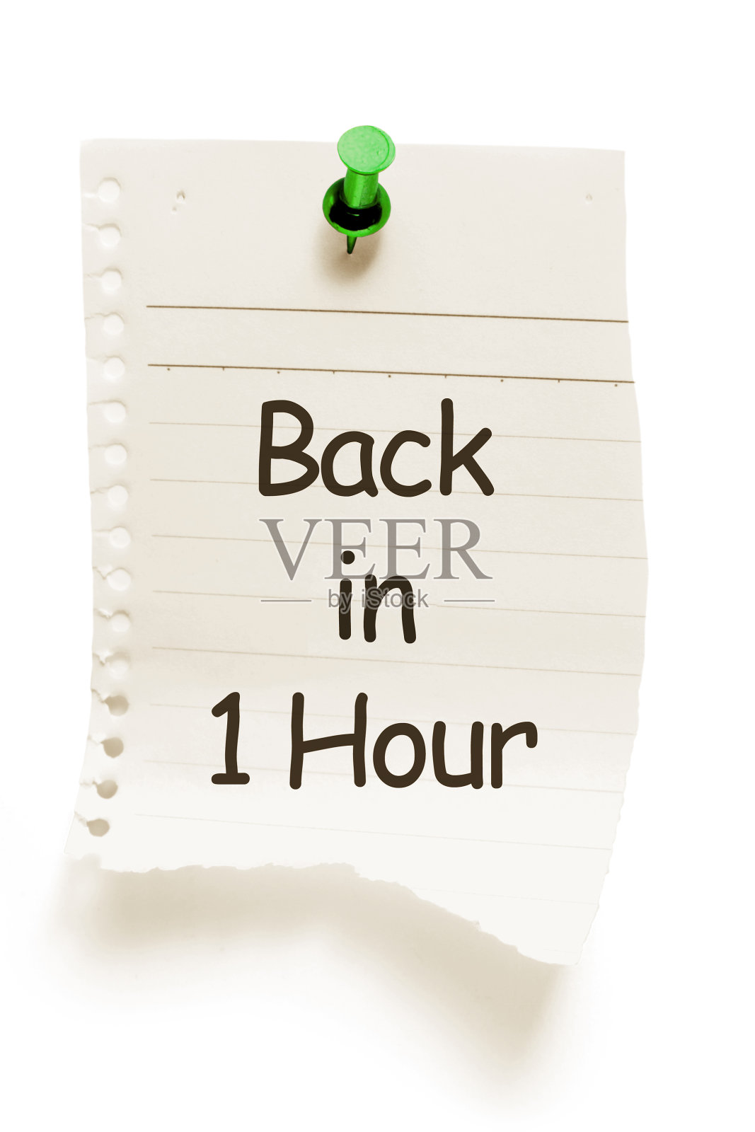 撕破的纸和图钉照片摄影图片