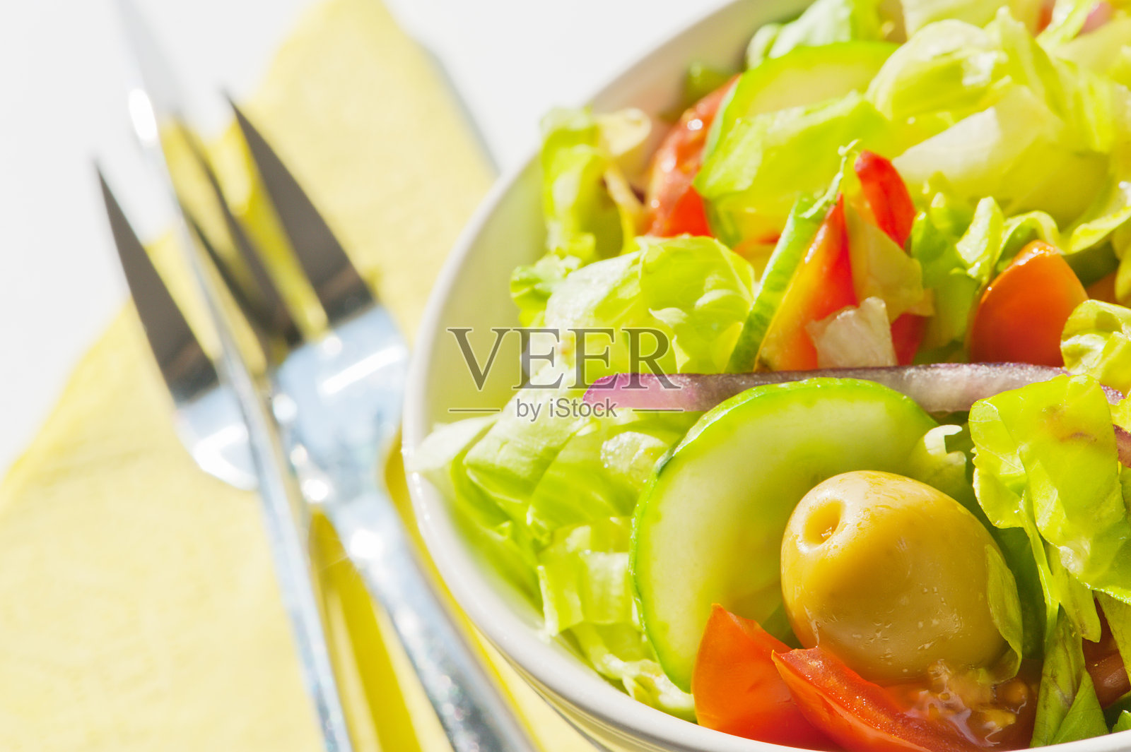 夏日沙拉照片摄影图片