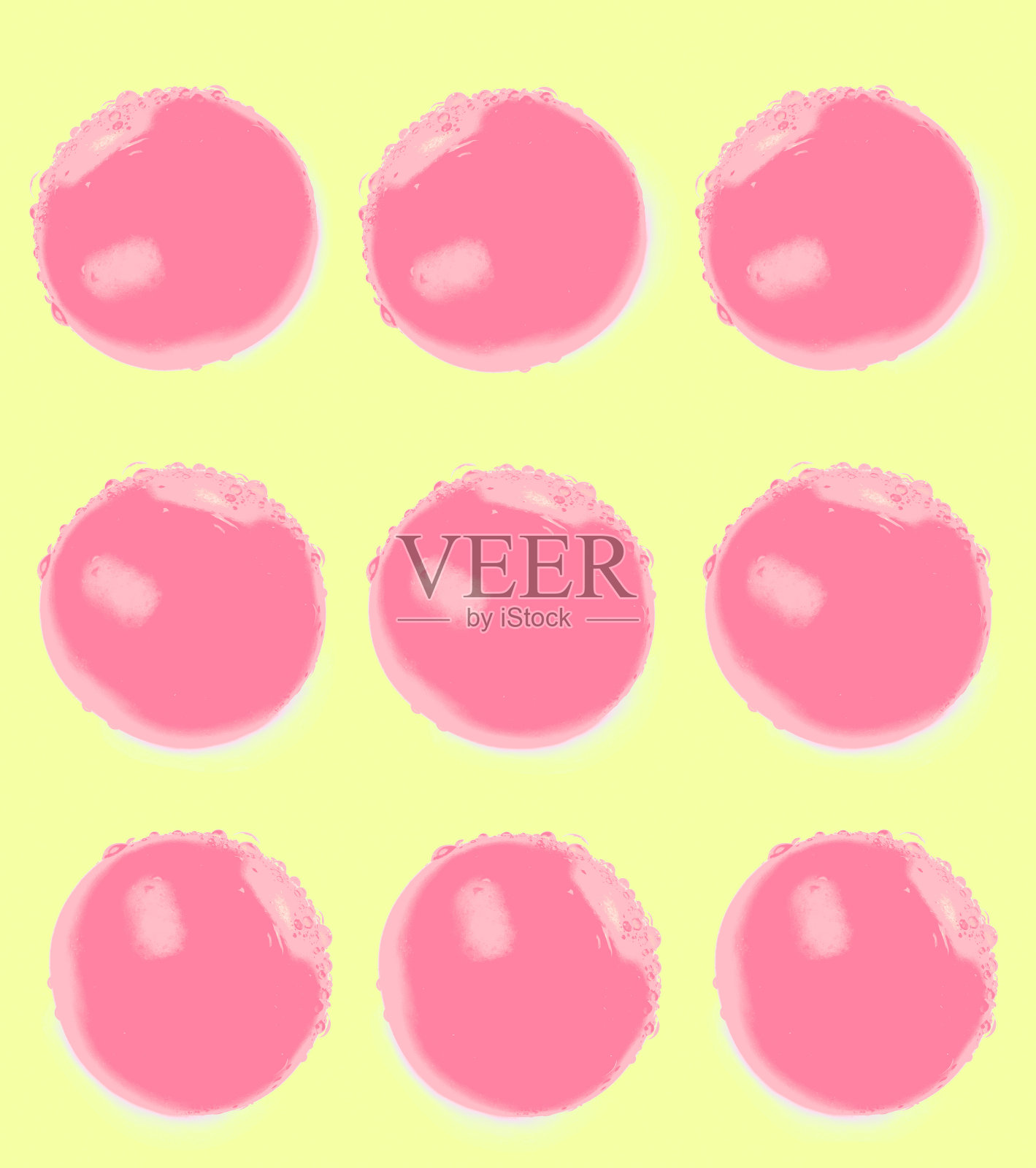 抽象的番茄拼贴或食物背景插画图片素材