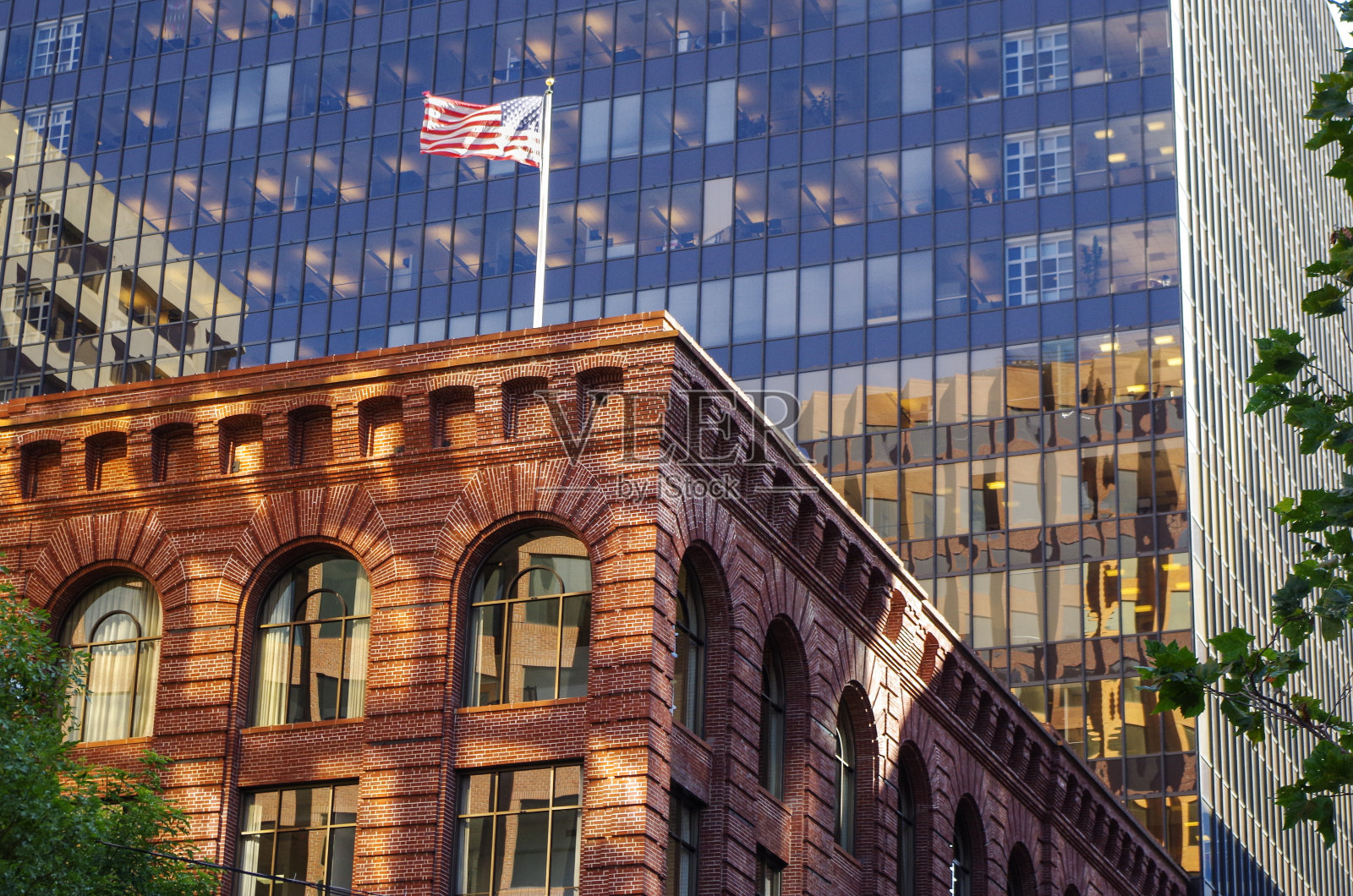 纽约-新旧建筑照片摄影图片