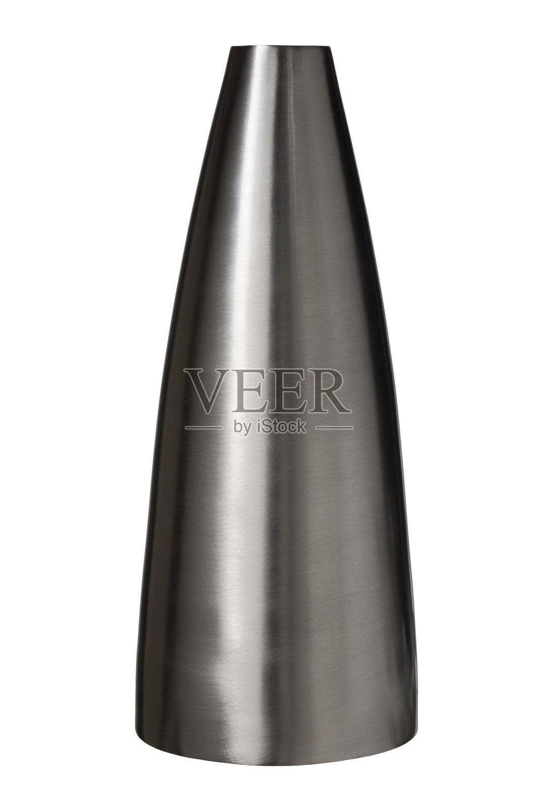 子弹形状的花瓶。照片摄影图片