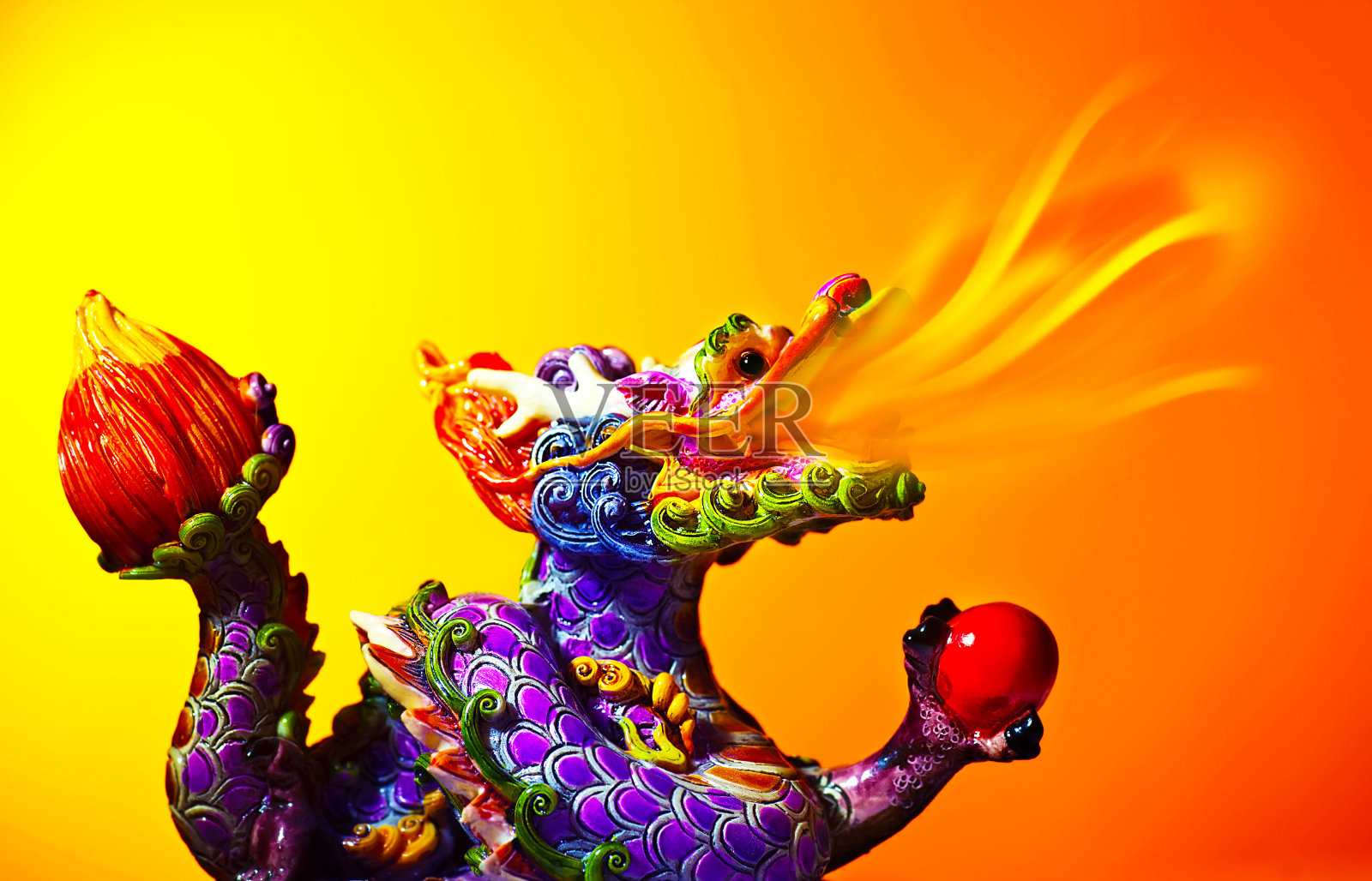 彩色龙照片摄影图片