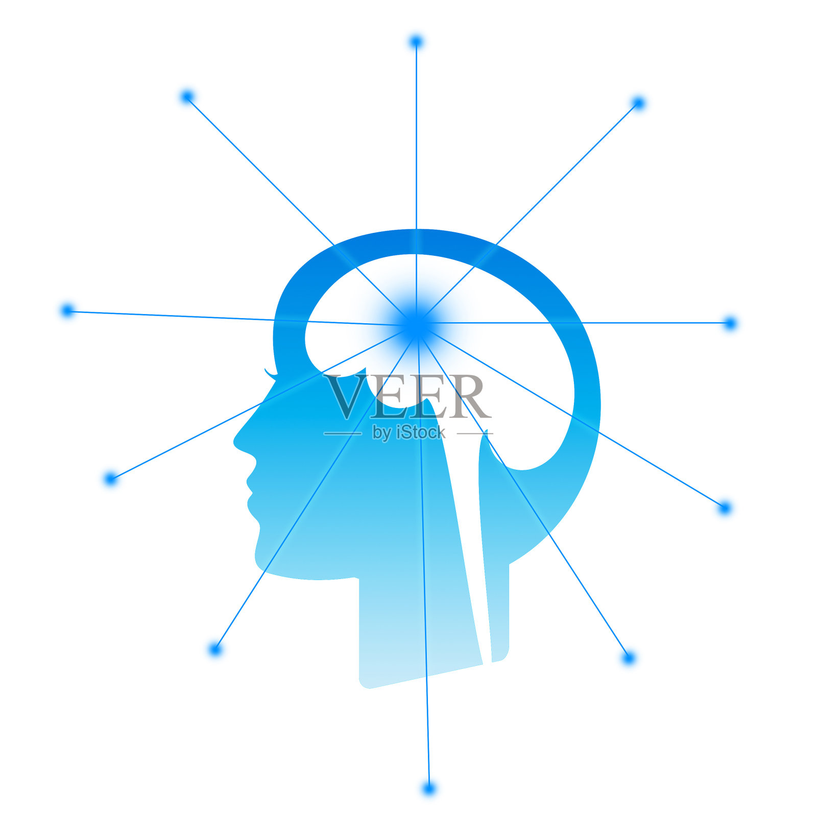 大脑的活动照片摄影图片