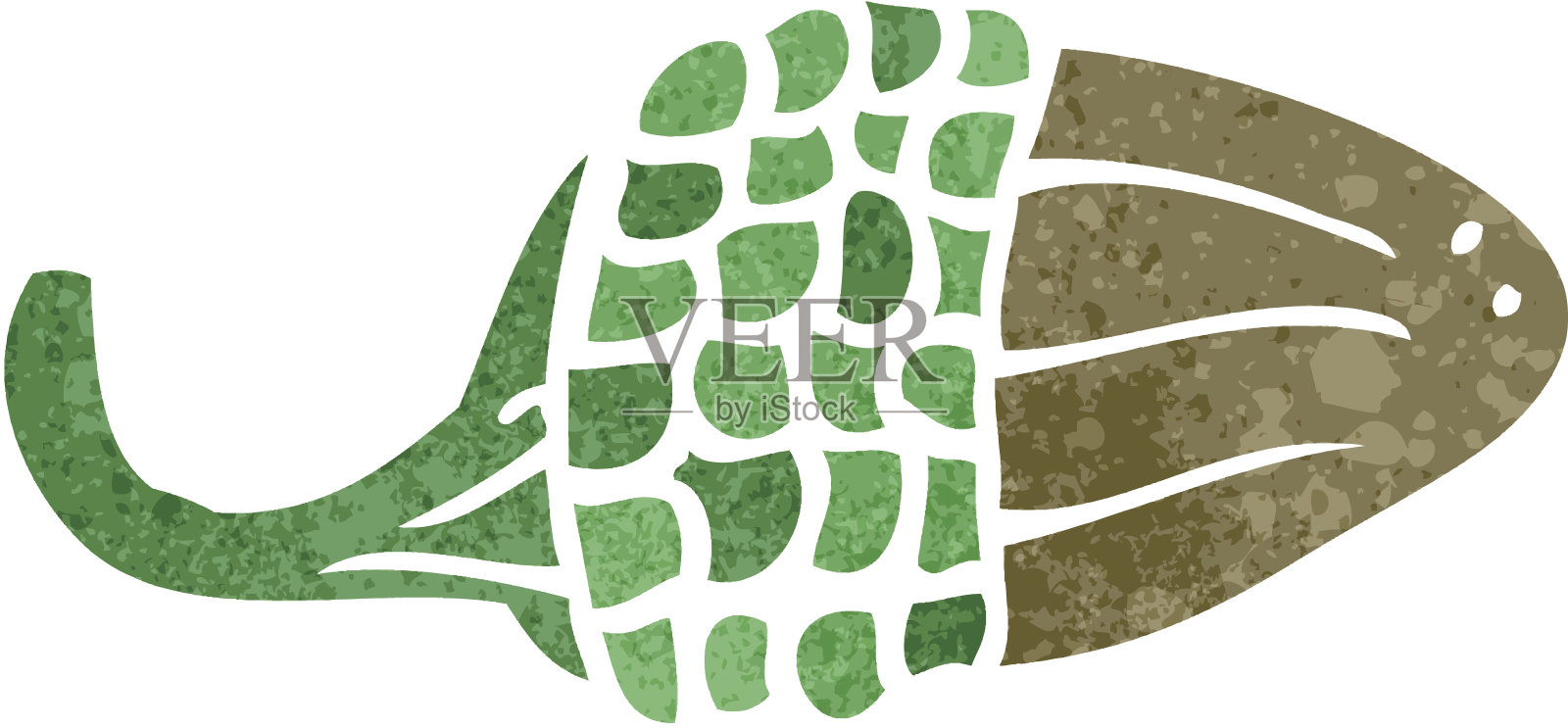 复古的卡通插画图片素材