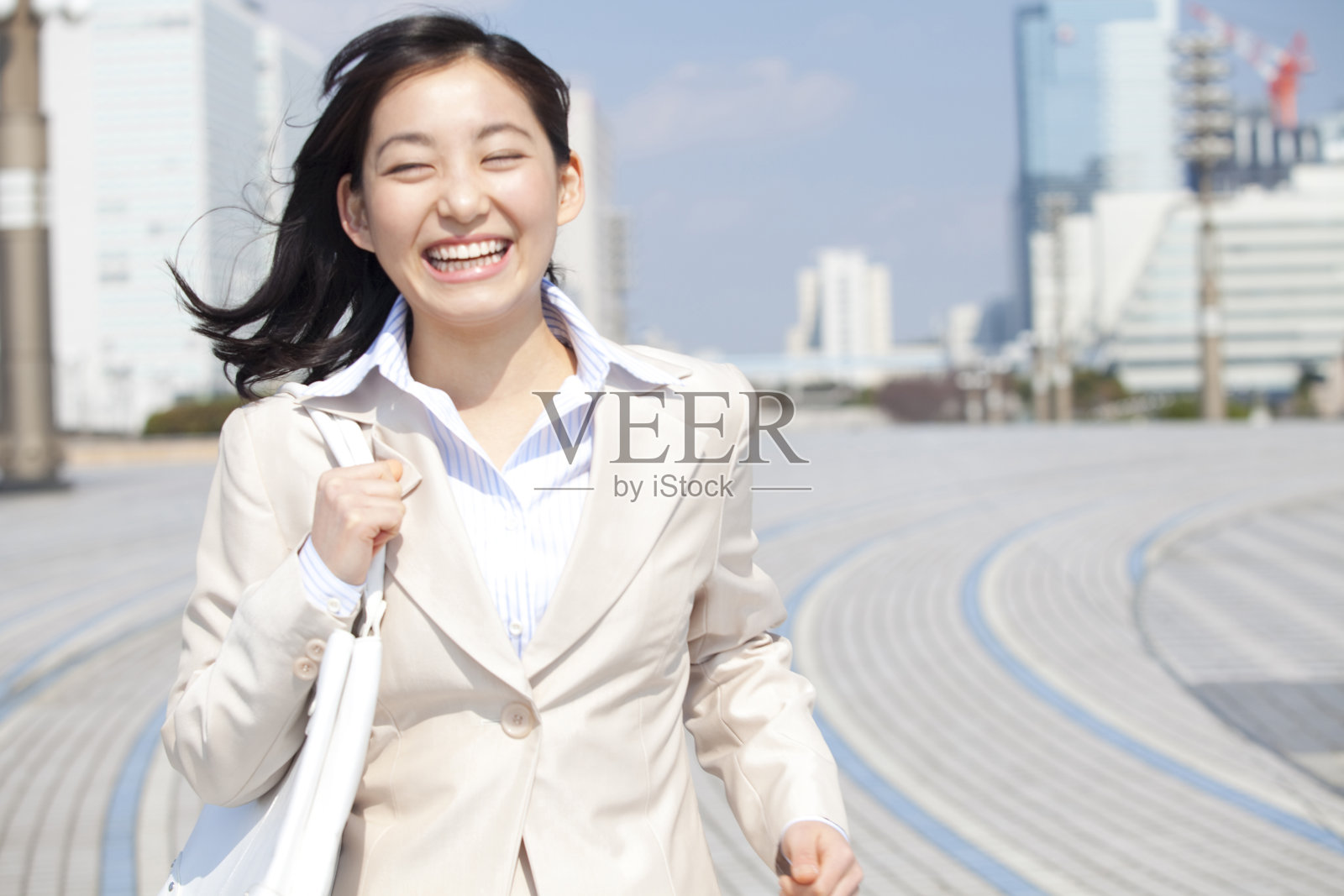 OL驾驶照片摄影图片