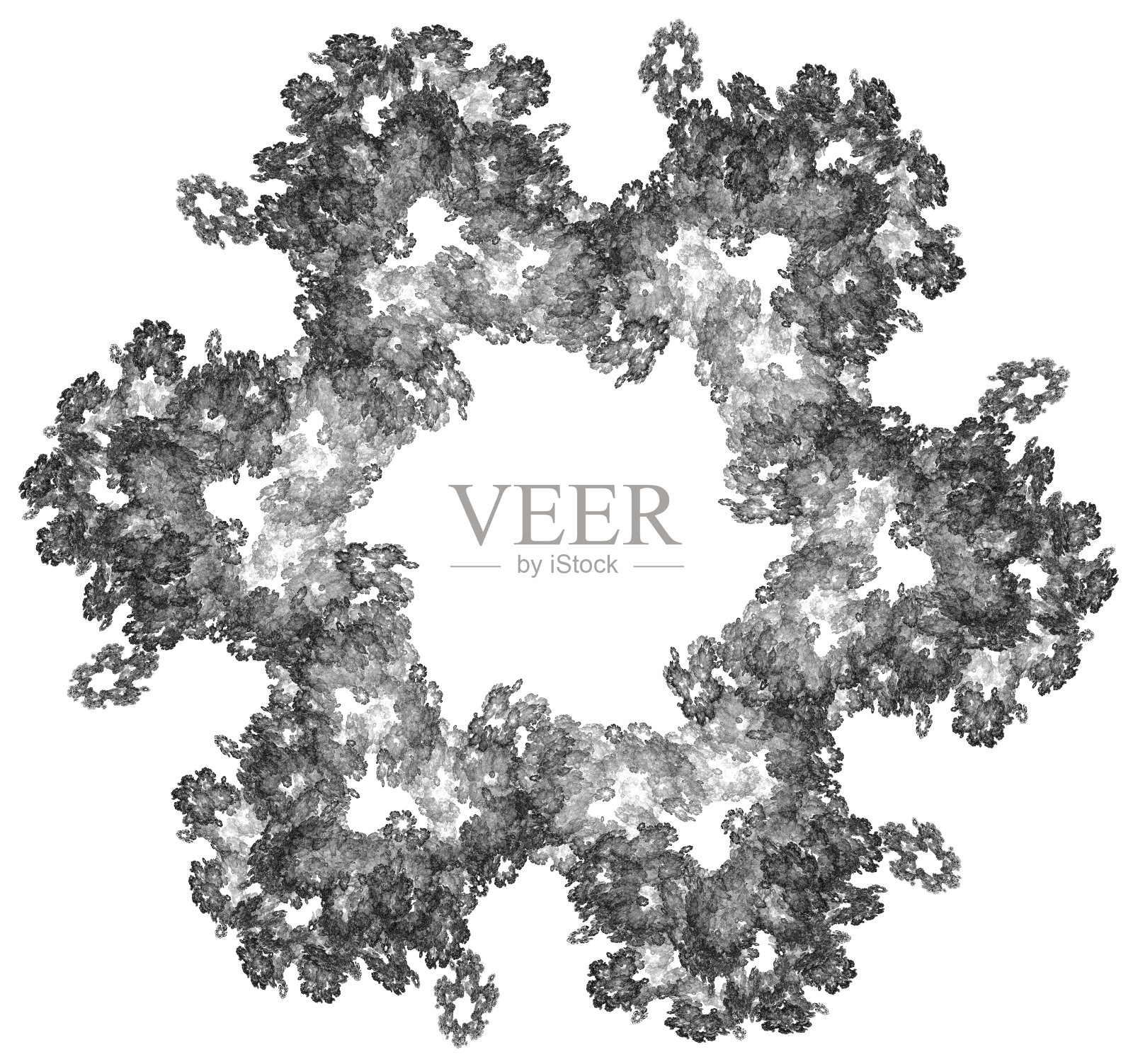 用于创意设计的抽象分形插图照片摄影图片