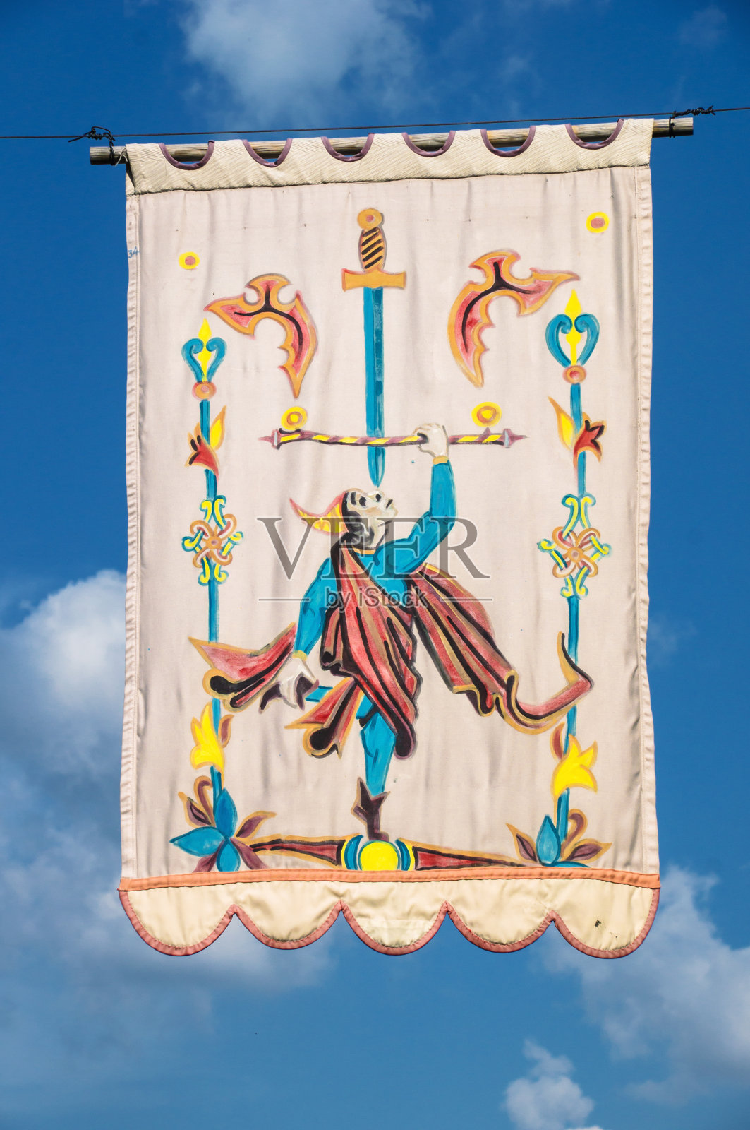 高空绳索照片摄影图片