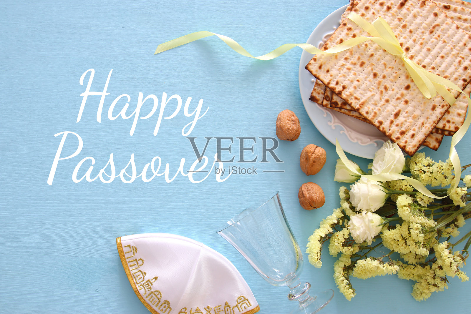 逾越节庆祝概念(犹太逾越节)照片摄影图片