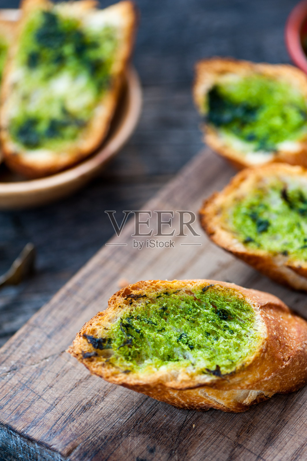 蒜蓉面包照片摄影图片