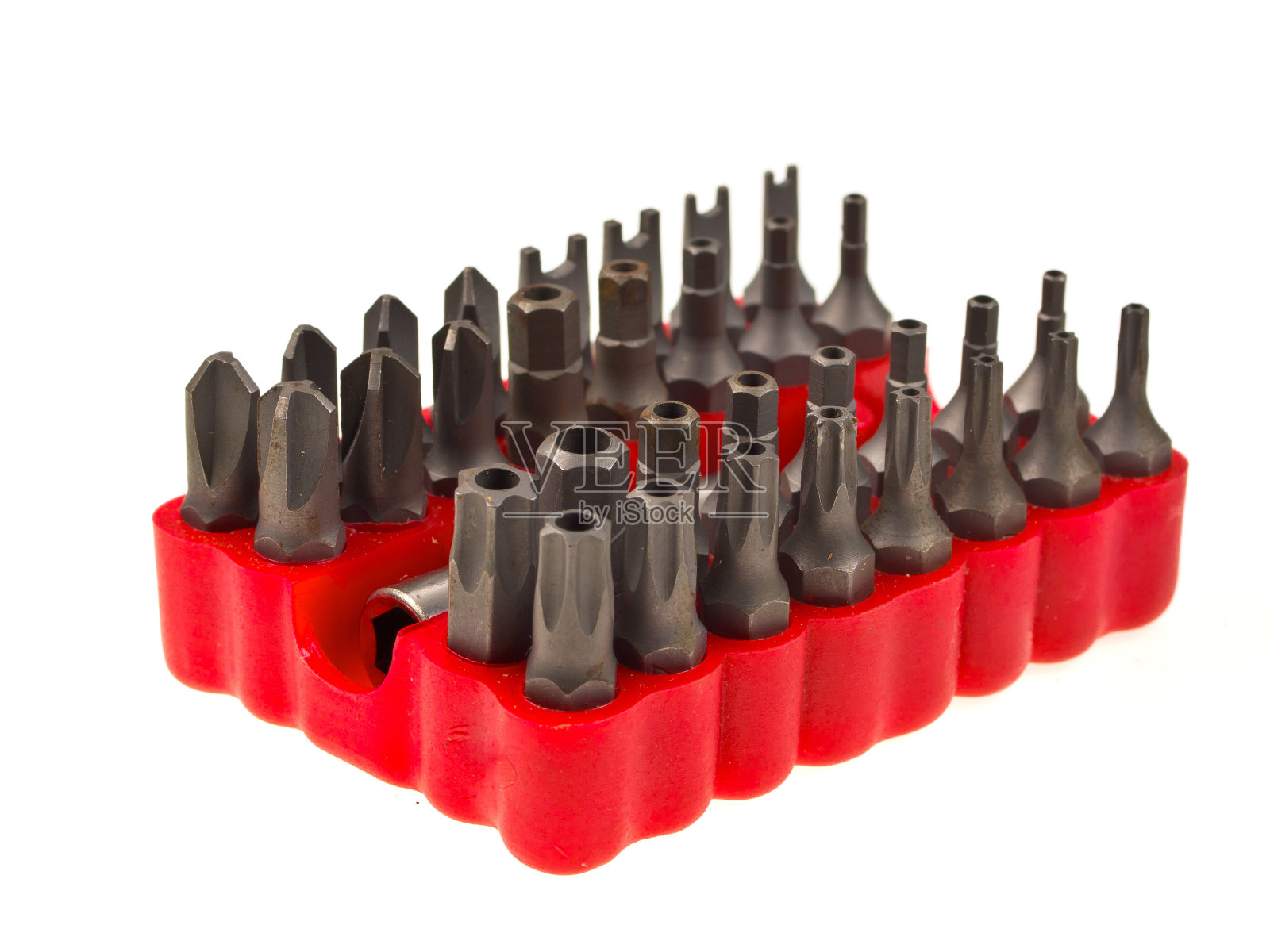 位设置在红色橡胶组织者照片摄影图片