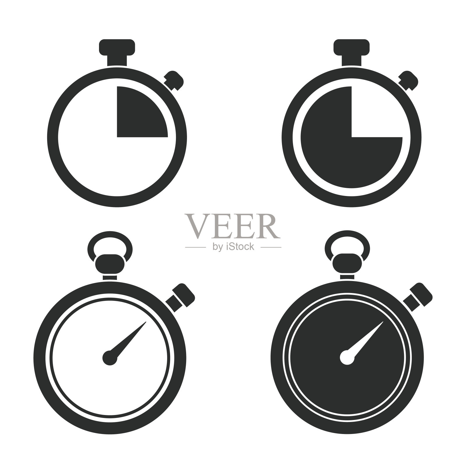 秒表图标集图标素材