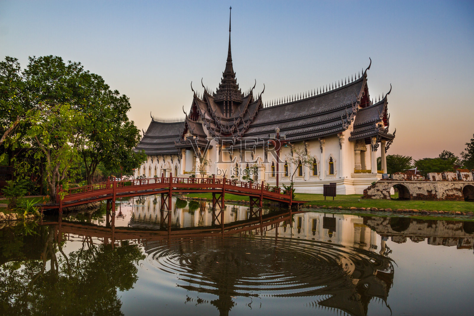 桑普拉萨宫(古暹罗),泰国照片摄影图片