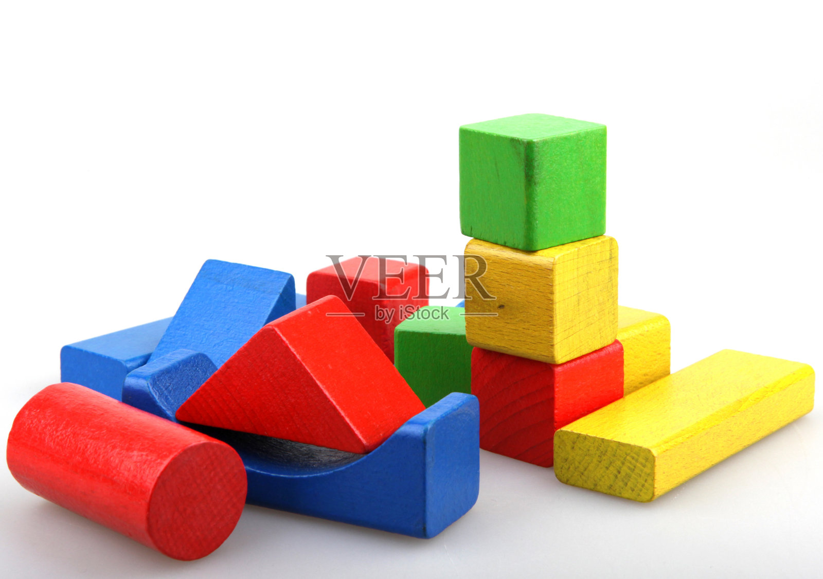 木制积木照片摄影图片