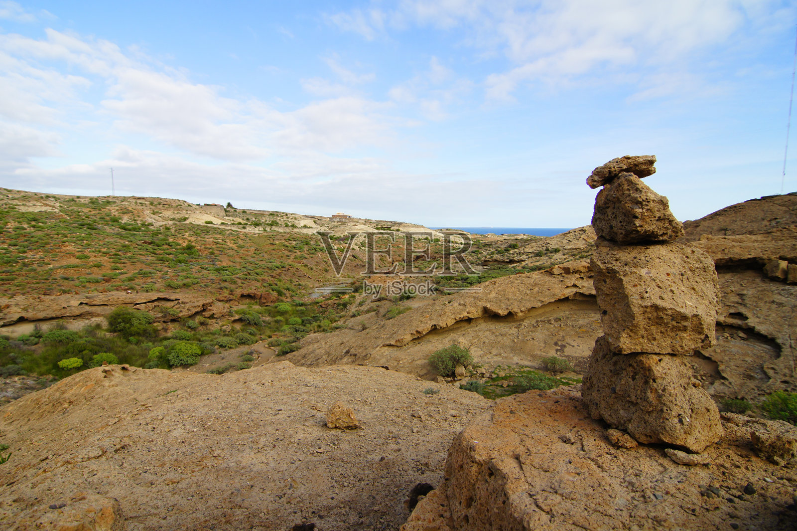 火山岩柱照片摄影图片