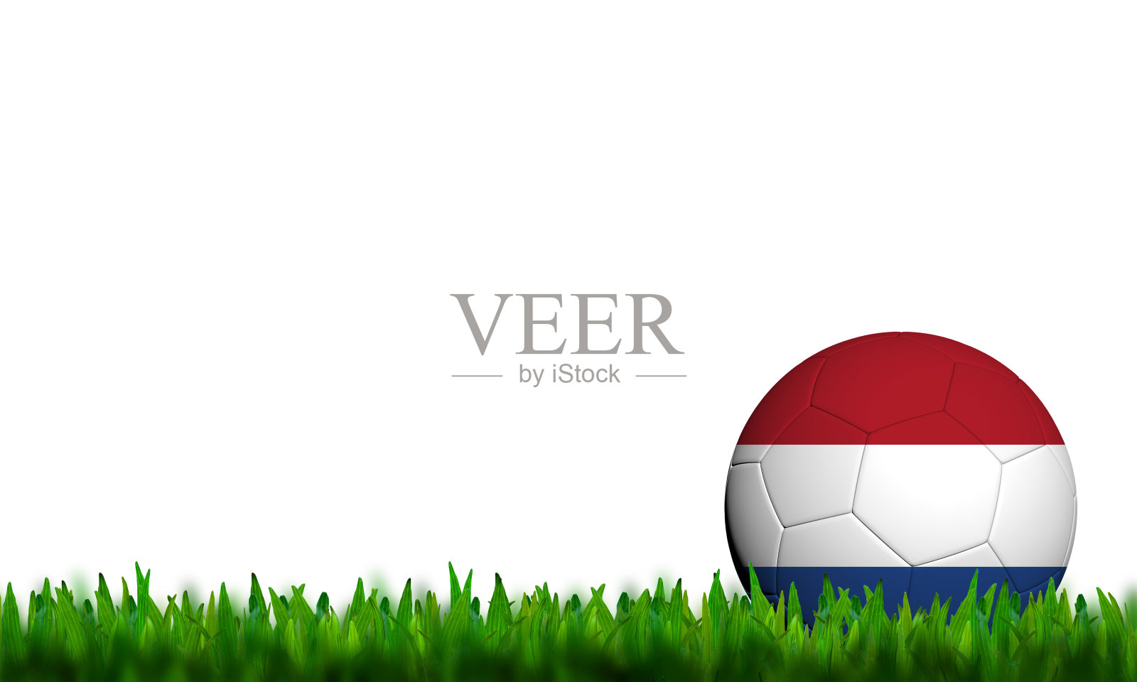 3D足球荷兰旗照片摄影图片