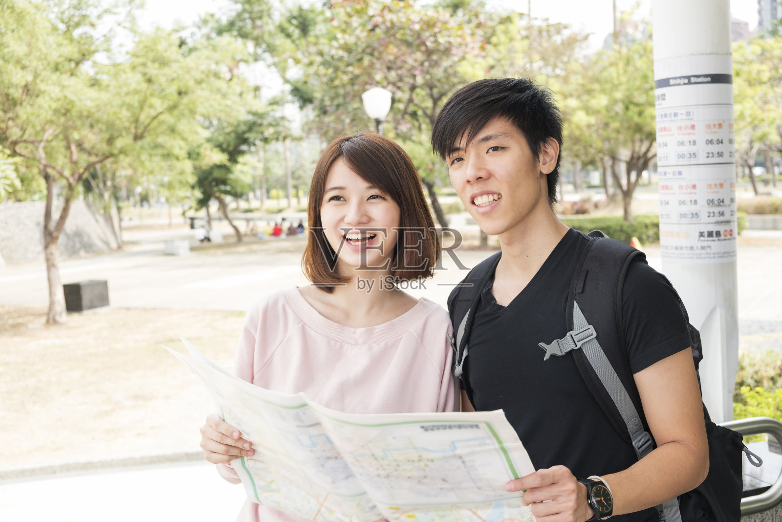 快乐旅游观光城市地图照片摄影图片