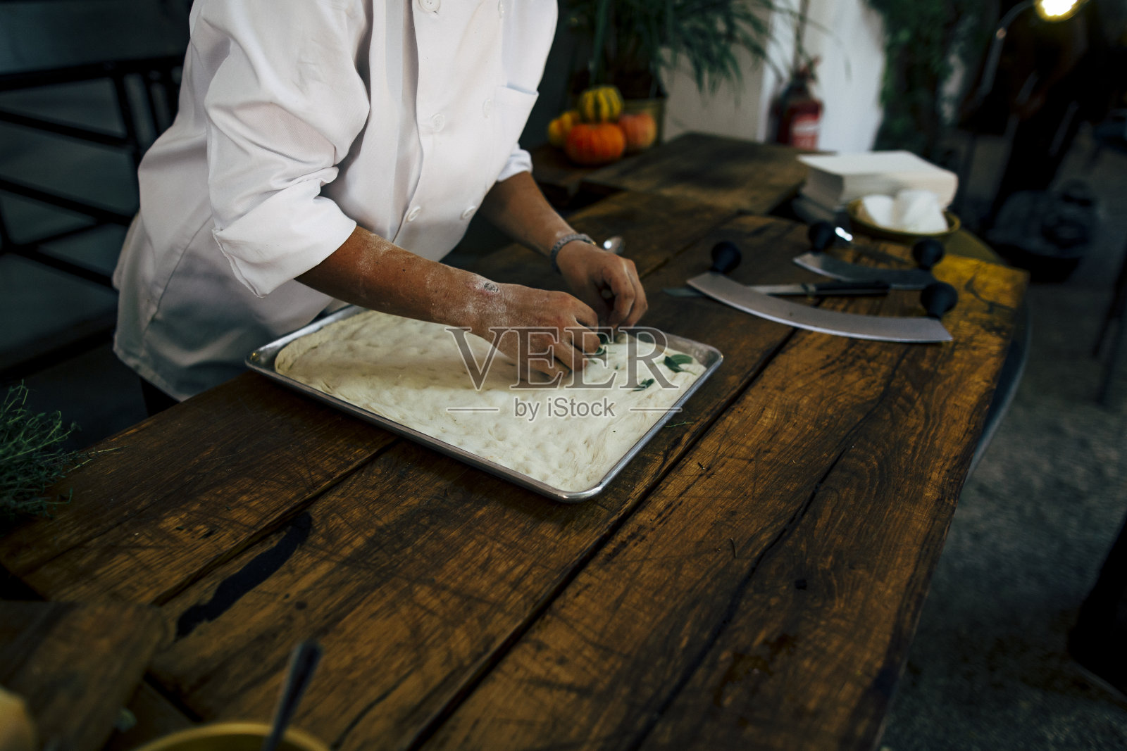 做匹萨照片摄影图片