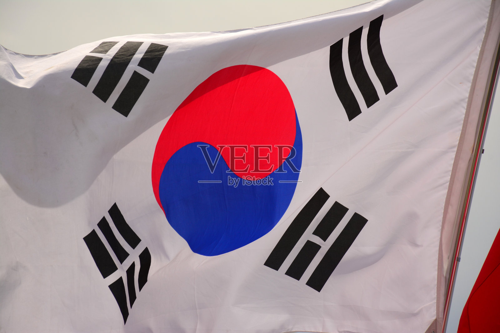 韩国国旗照片摄影图片