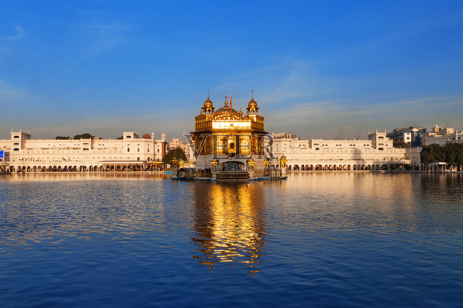 阿姆利则的金庙。印度照片摄影图片